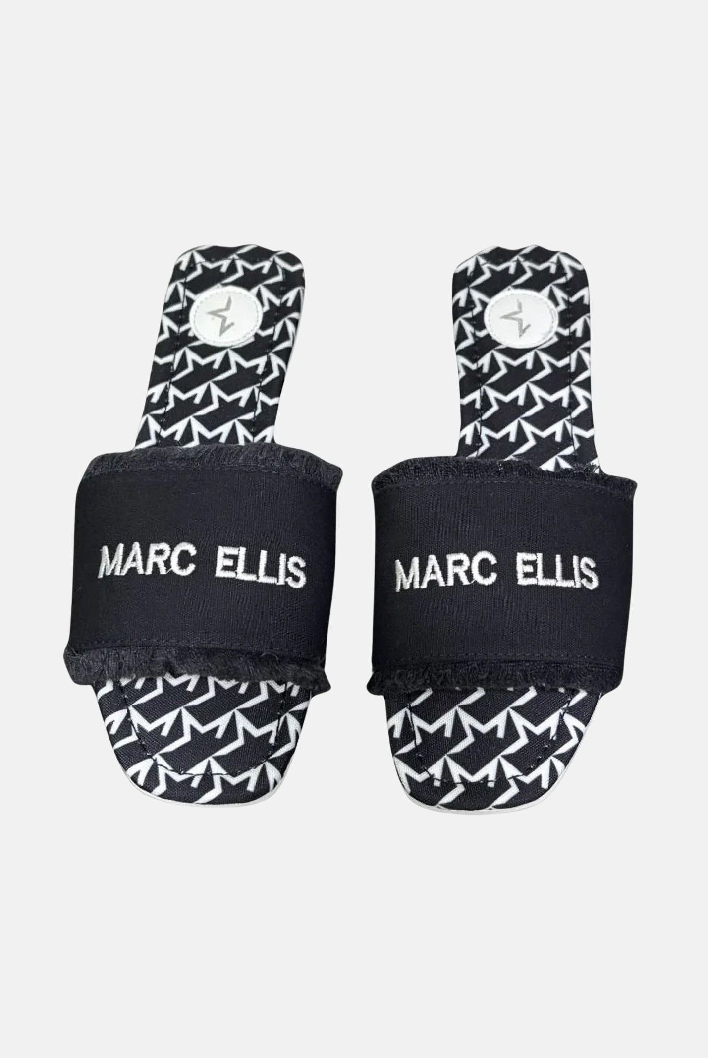 MARC ELLIS Ciabatte nere da donna con logo ME261C100 BX1 MARC ELLIS