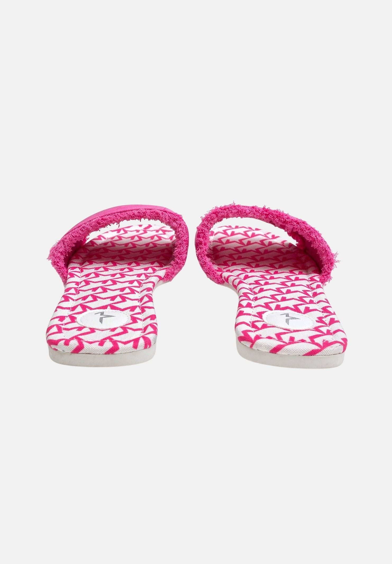 MARC ELLIS Ciabatte bianche e fucsia da donna con logo ME261C100 PXX MARC ELLIS