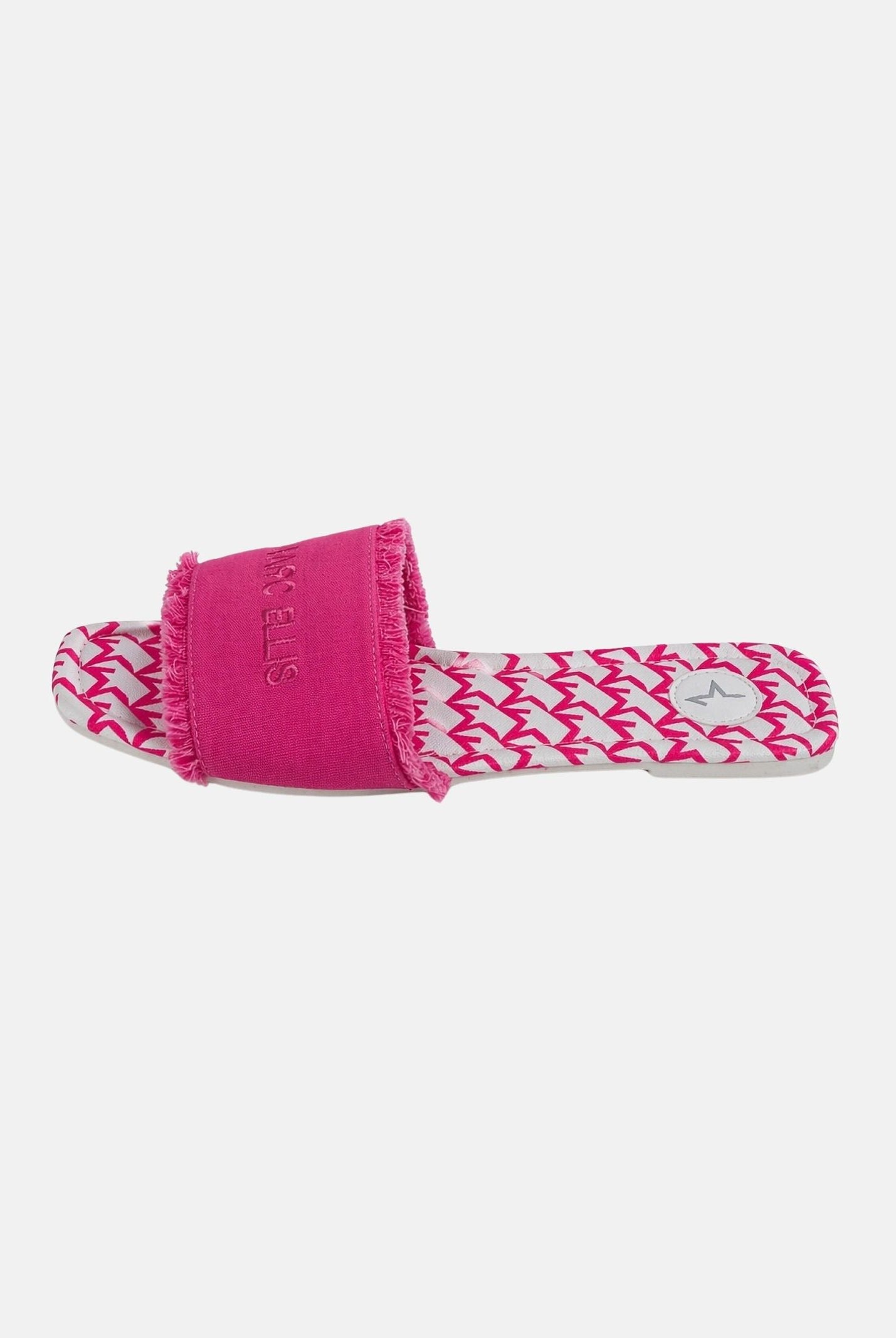 MARC ELLIS Ciabatte bianche e fucsia da donna con logo ME261C100 PXX MARC ELLIS