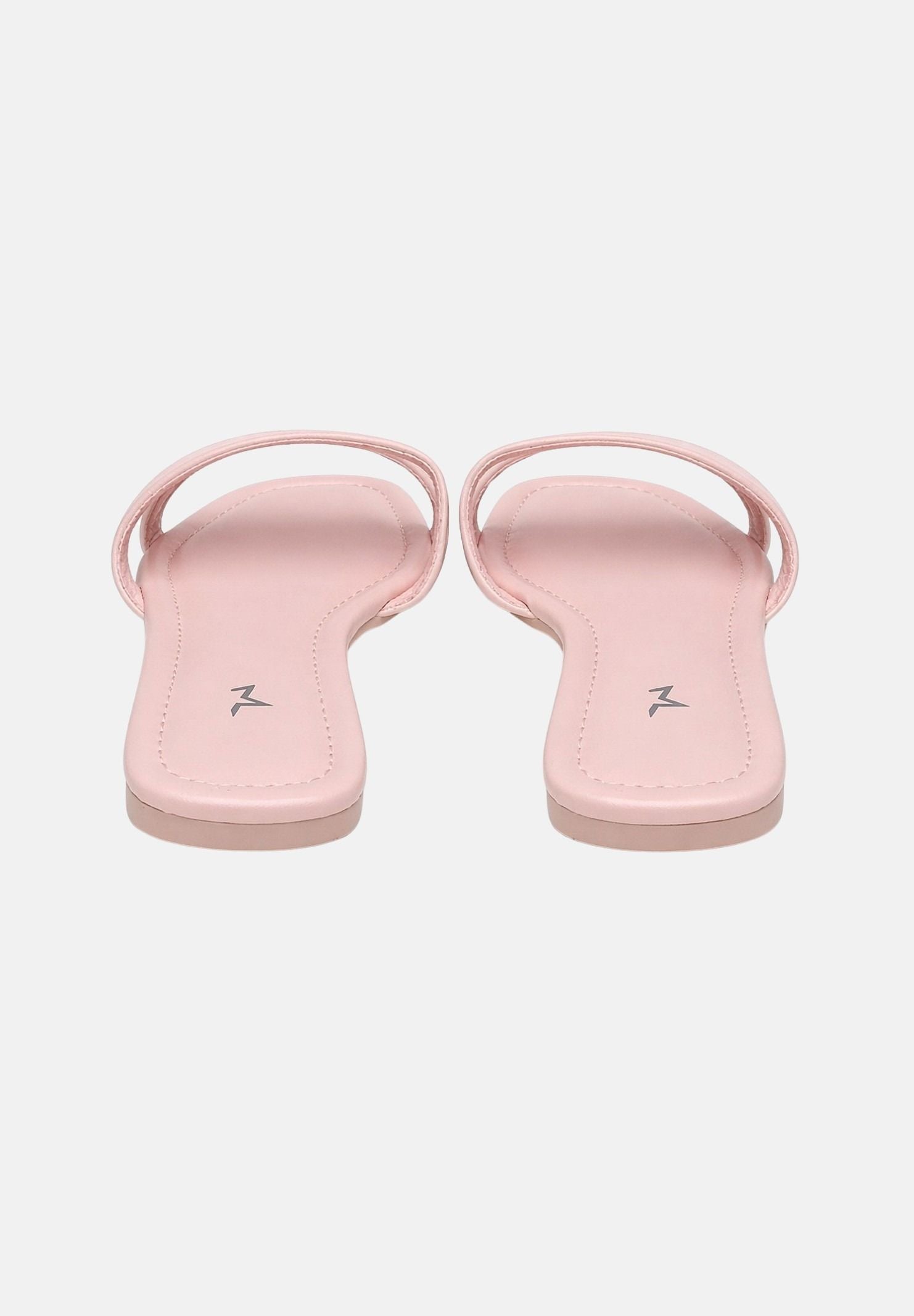 MARC ELLIS Ciabatte flat rosa da donna con logo ME261C150 LP3 MARC ELLIS