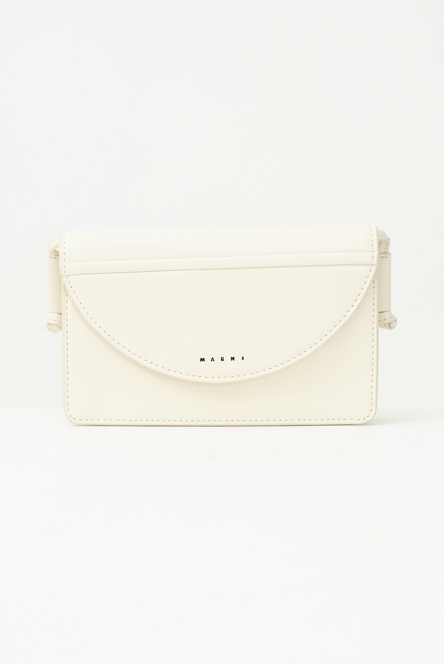 MARNI Borsa a tracolla panna da donna con logo M01256M00TK 0M221 MARNI
