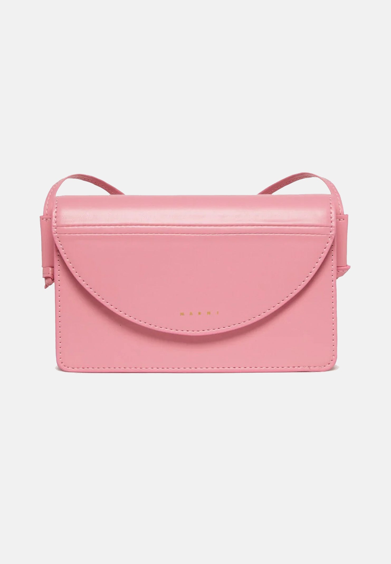 MARNI Borsa a tracolla rosa da donna con logo M01256M00TK 0M351 MARNI