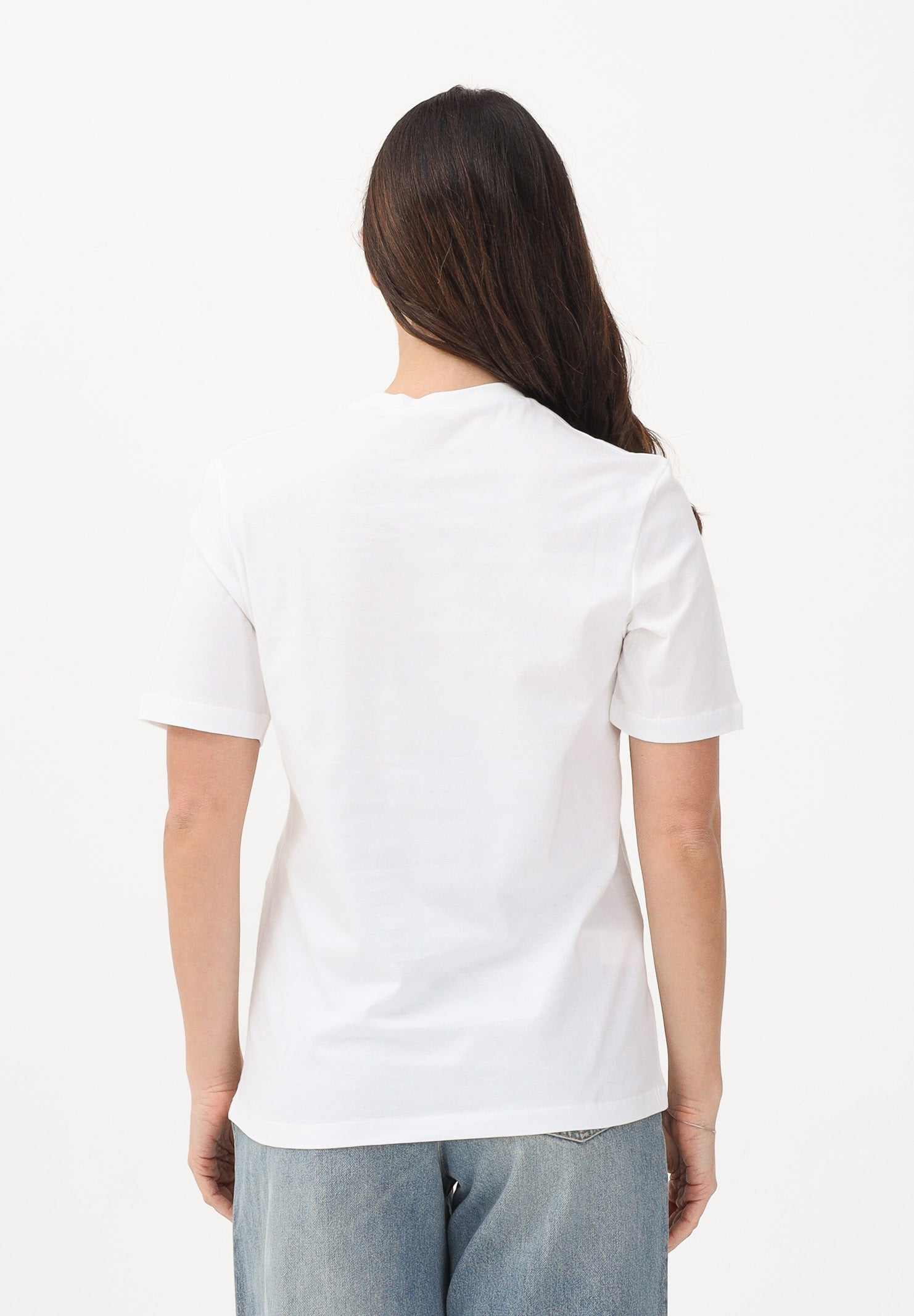 MARNI T-shirt a manica corta bianca per donna, ragazzi e bambini con logo M01601M00RF 0M100 MARNI