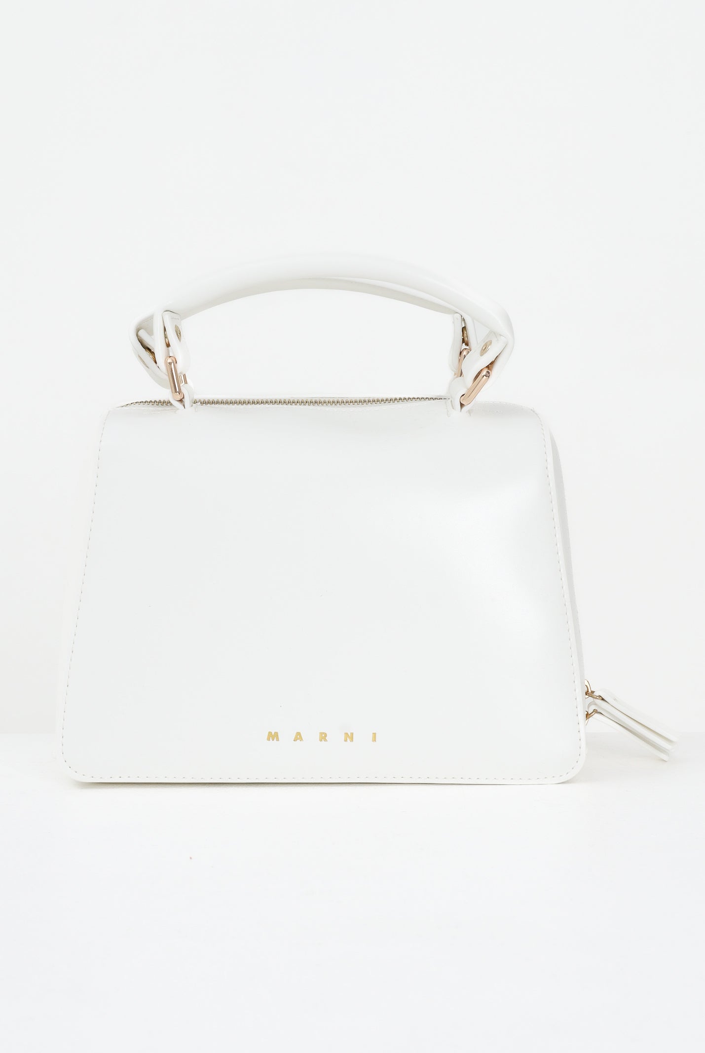 MARNI Borsa a mano bianca da donna con logo M01608M00TK 0M114 MARNI