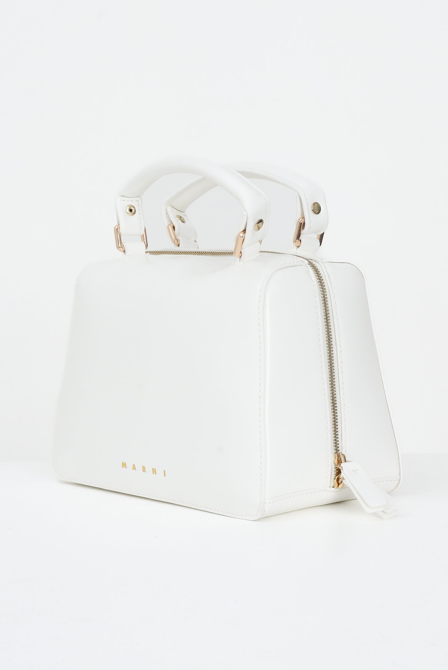 MARNI Borsa a mano bianca da donna con logo M01608M00TK 0M114 MARNI