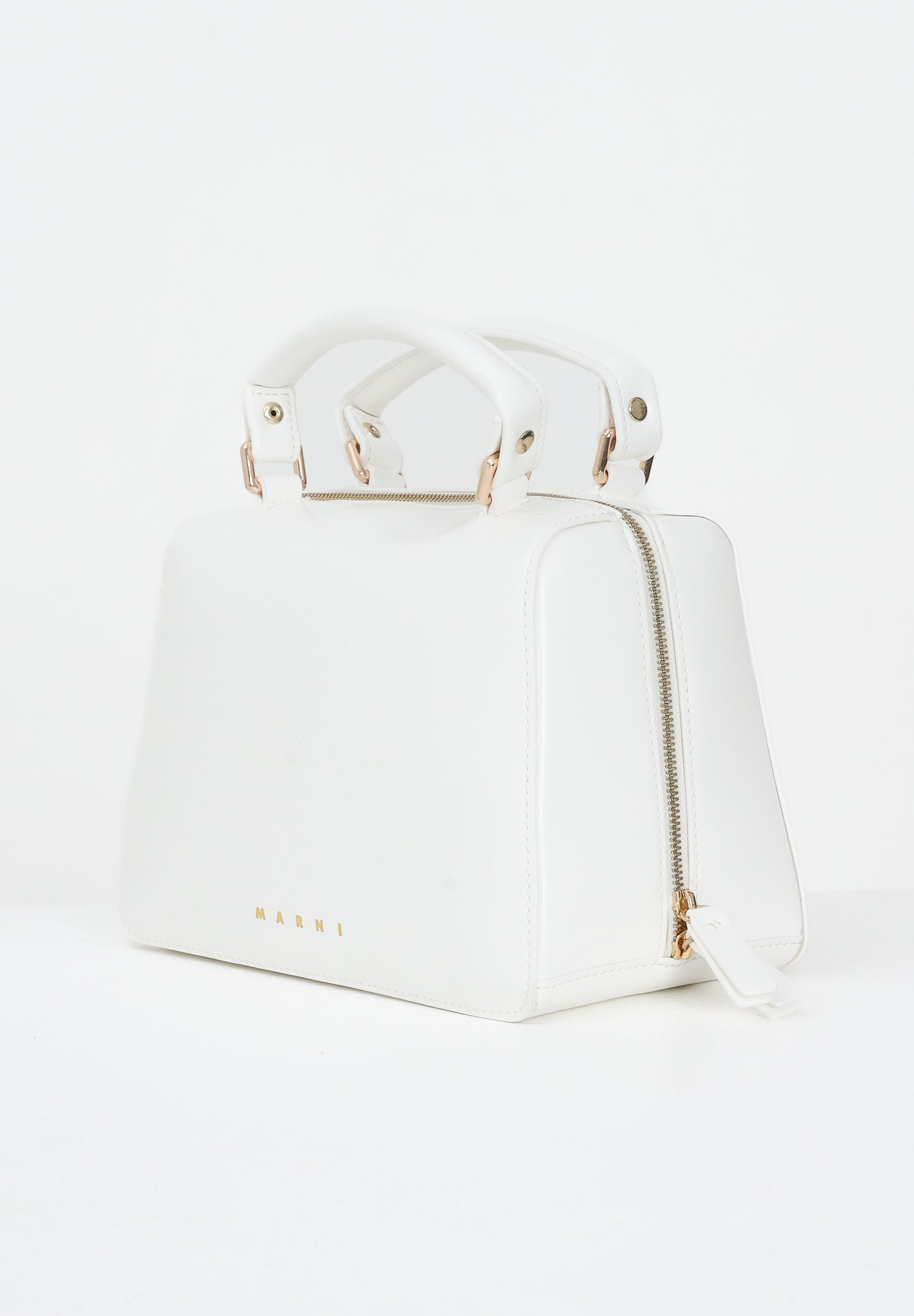 MARNI Borsa a mano bianca da donna con logo M01608M00TK 0M114 MARNI