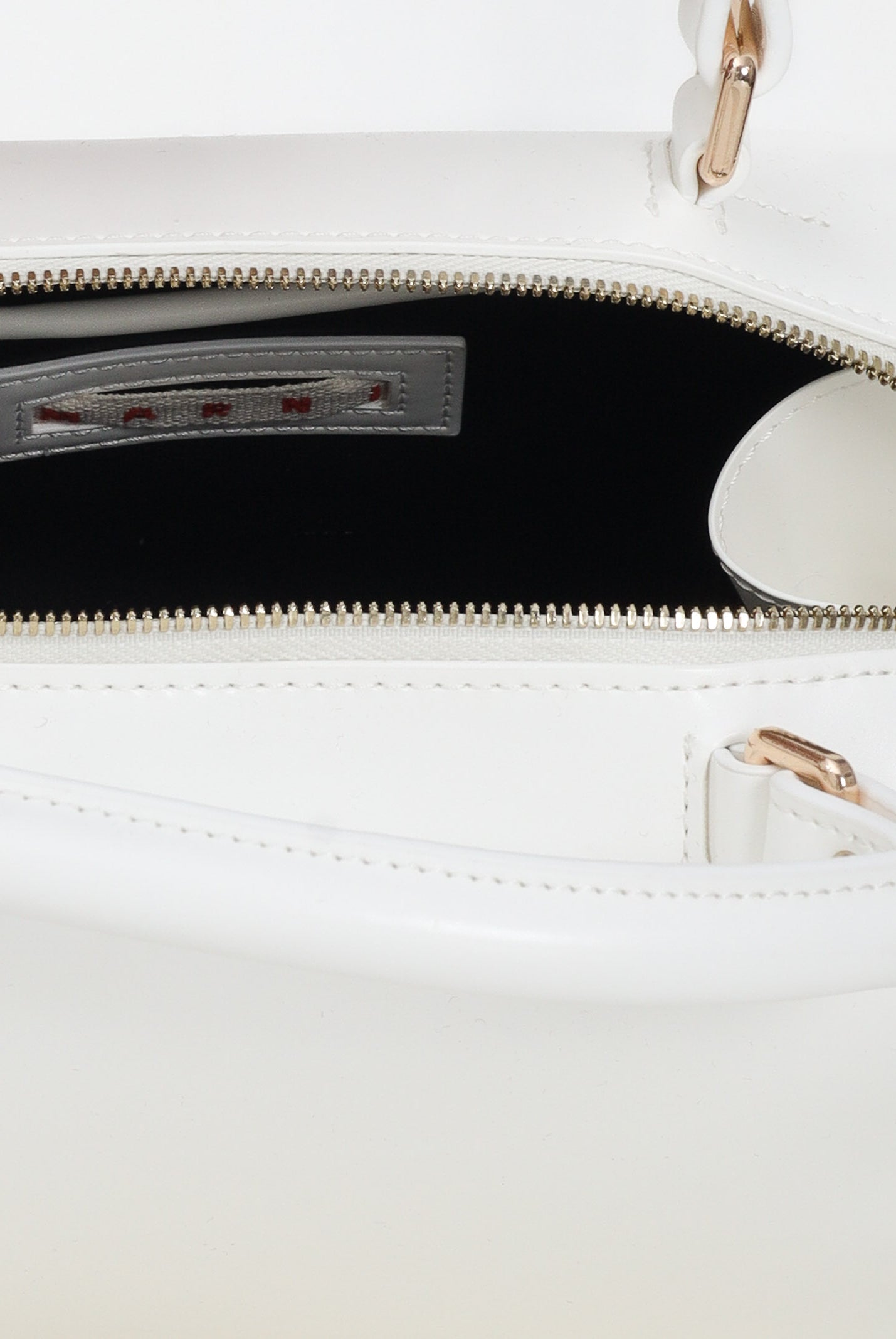 MARNI Borsa a mano bianca da donna con logo M01608M00TK 0M114 MARNI