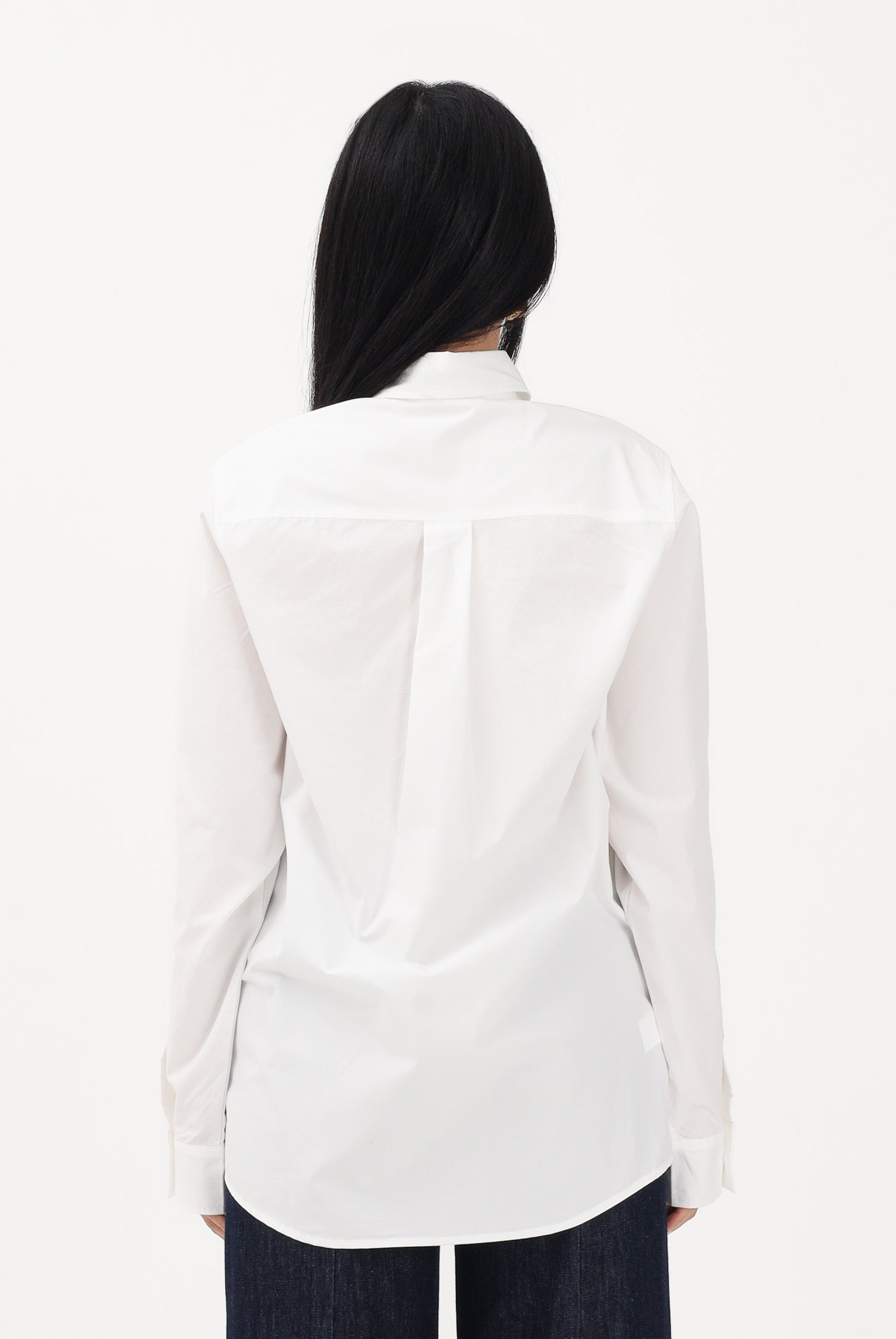 MARNI Camicia a manica lunga bianca per donna, ragazzi e bambini con logo M01628M00UW 0M114 MARNI