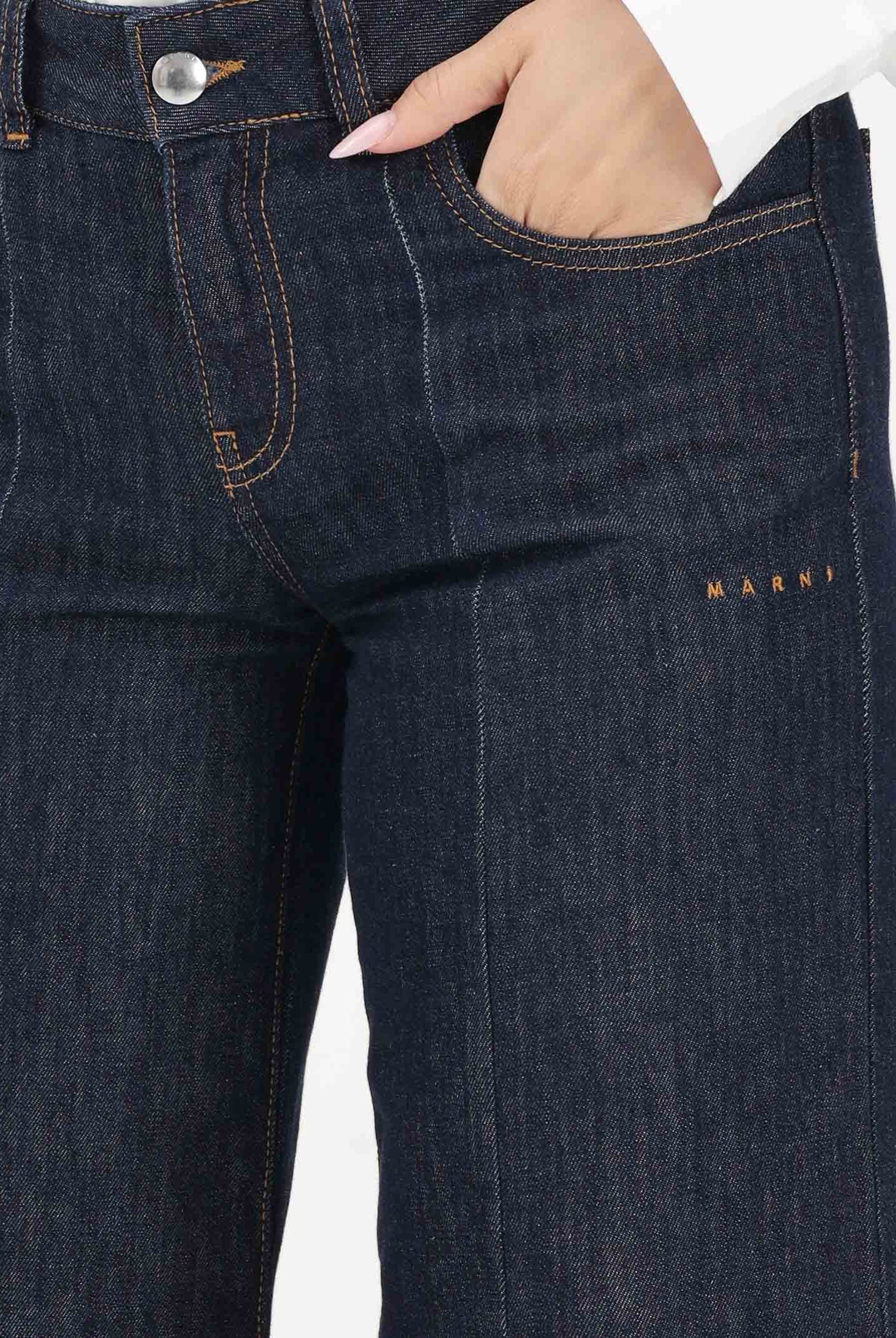 MARNI Jeans in denim blu per donna, ragazze e bambine M01808M00WG 0M01 MARNI