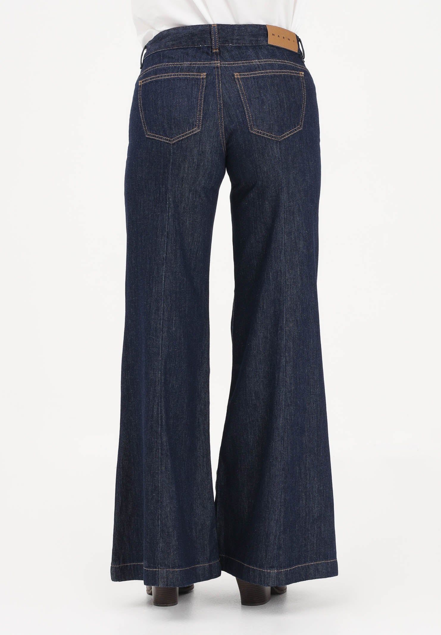 MARNI Jeans in denim blu per donna, ragazze e bambine M01808M00WG 0M01 MARNI