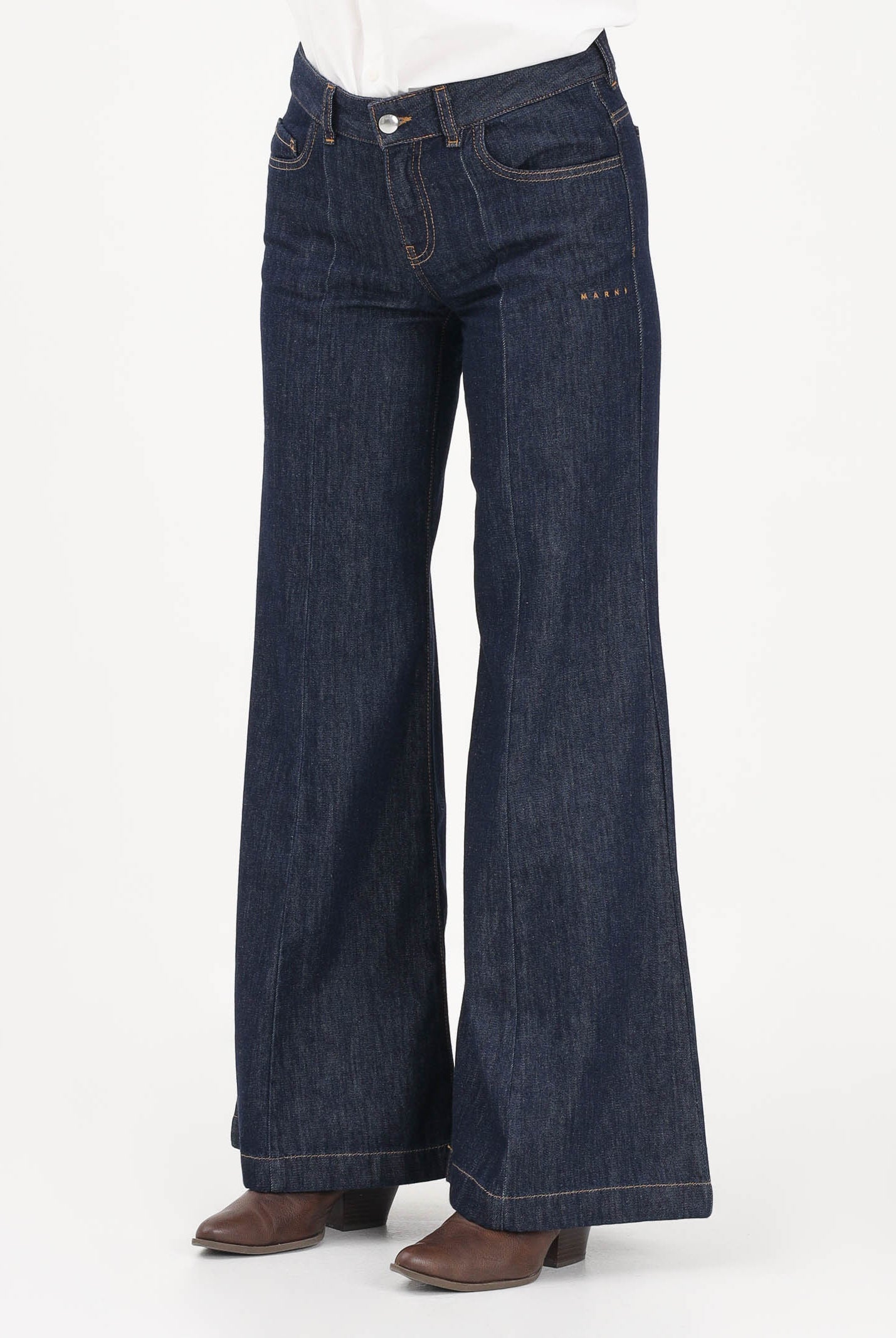 MARNI Jeans in denim blu per donna, ragazze e bambine M01808M00WG 0M01 MARNI