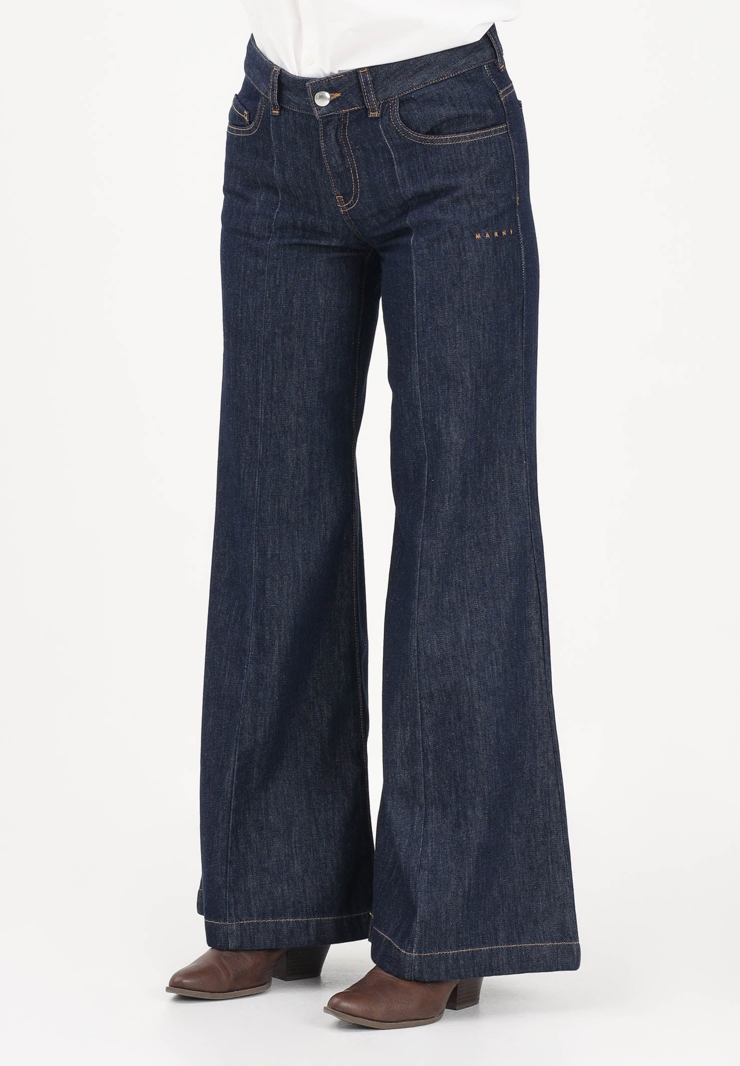 MARNI Jeans in denim blu per donna, ragazze e bambine M01808M00WG 0M01 MARNI