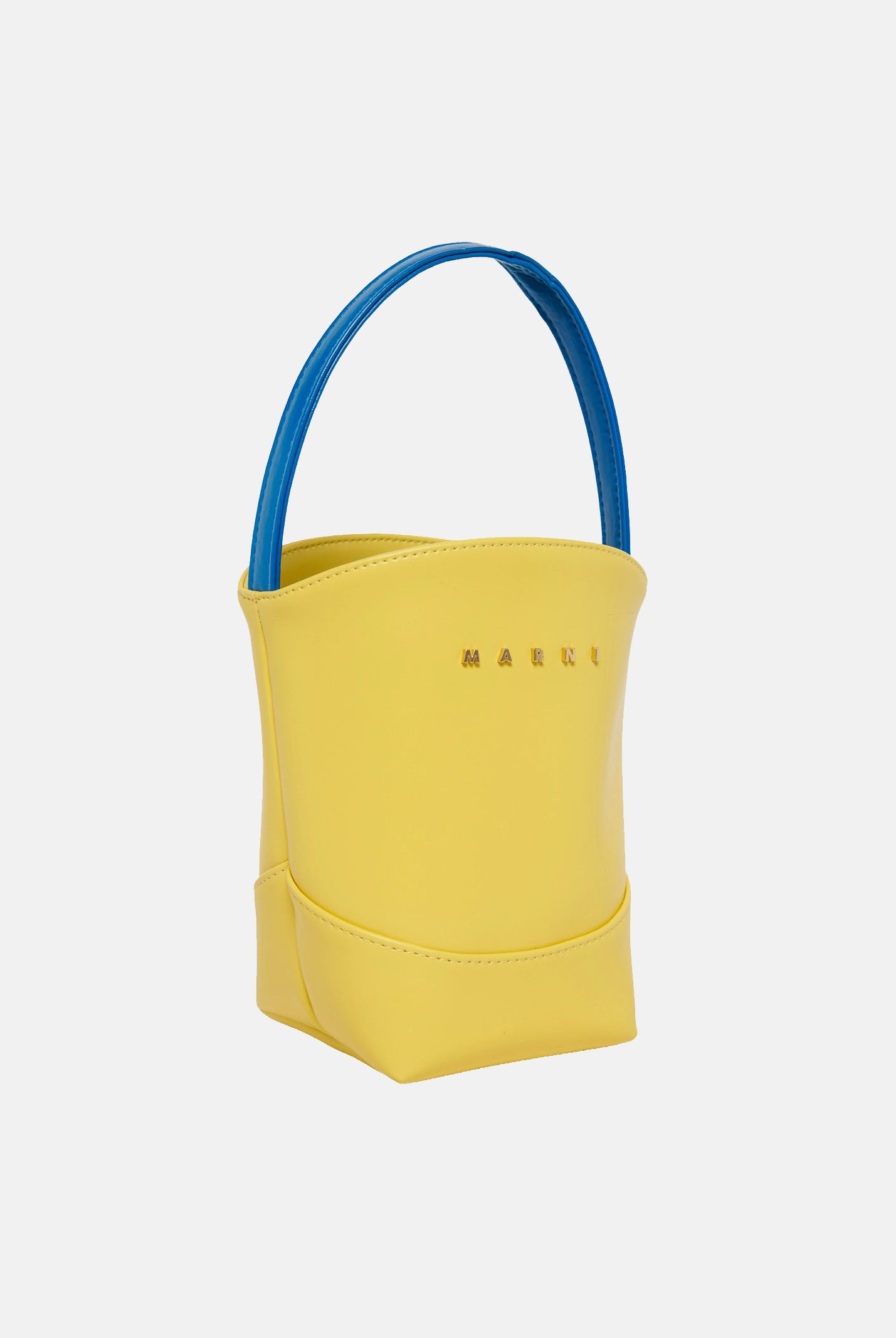 MARNI Borsa a mano Flower Basket gialla da donna M01820M00TK 0M223 MARNI