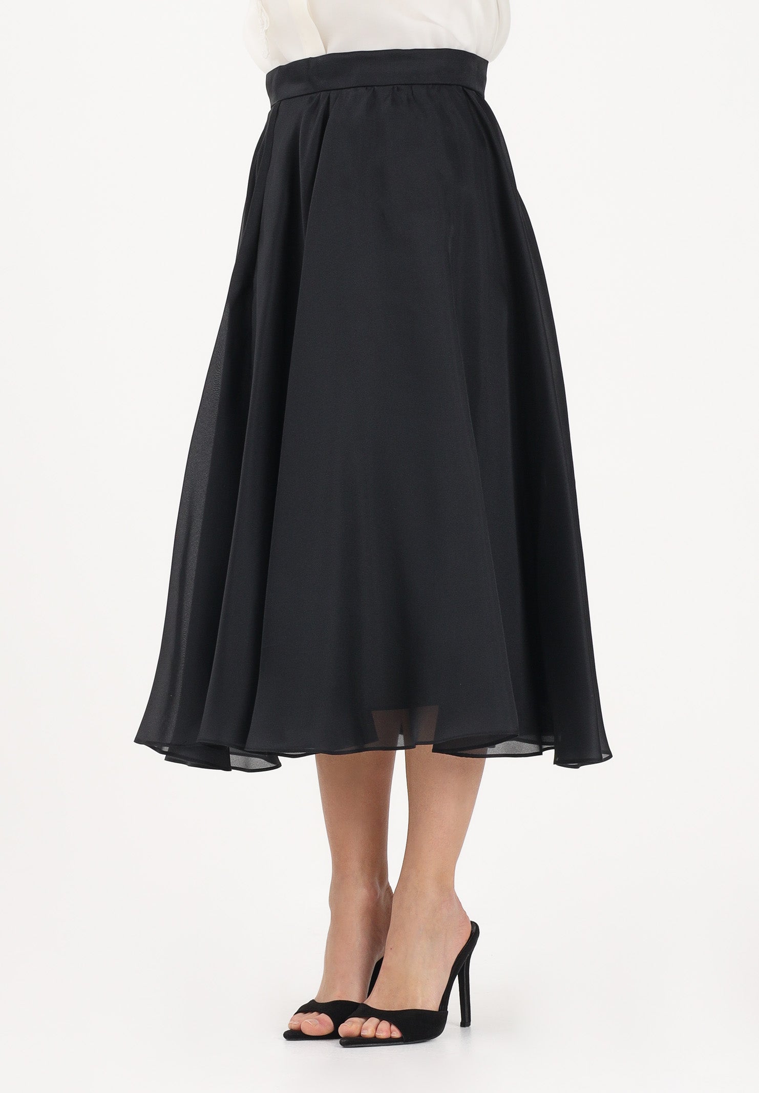 MAX MARA Gonna midi MSECALLE nera da donna 2616101023600 004 MAX MARA