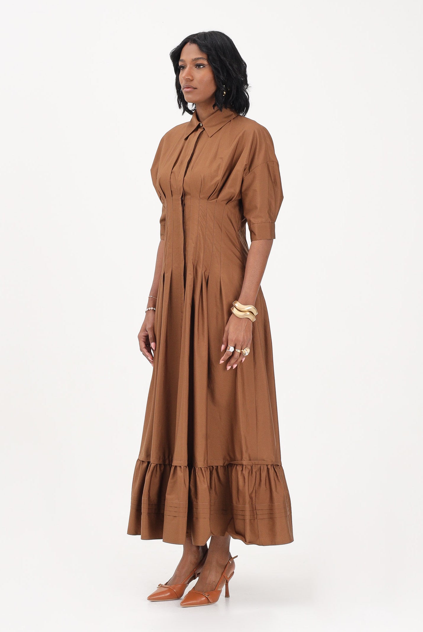 MAX MARA Abito midi CERA cammello da donna 2616221032600 070 MAX MARA