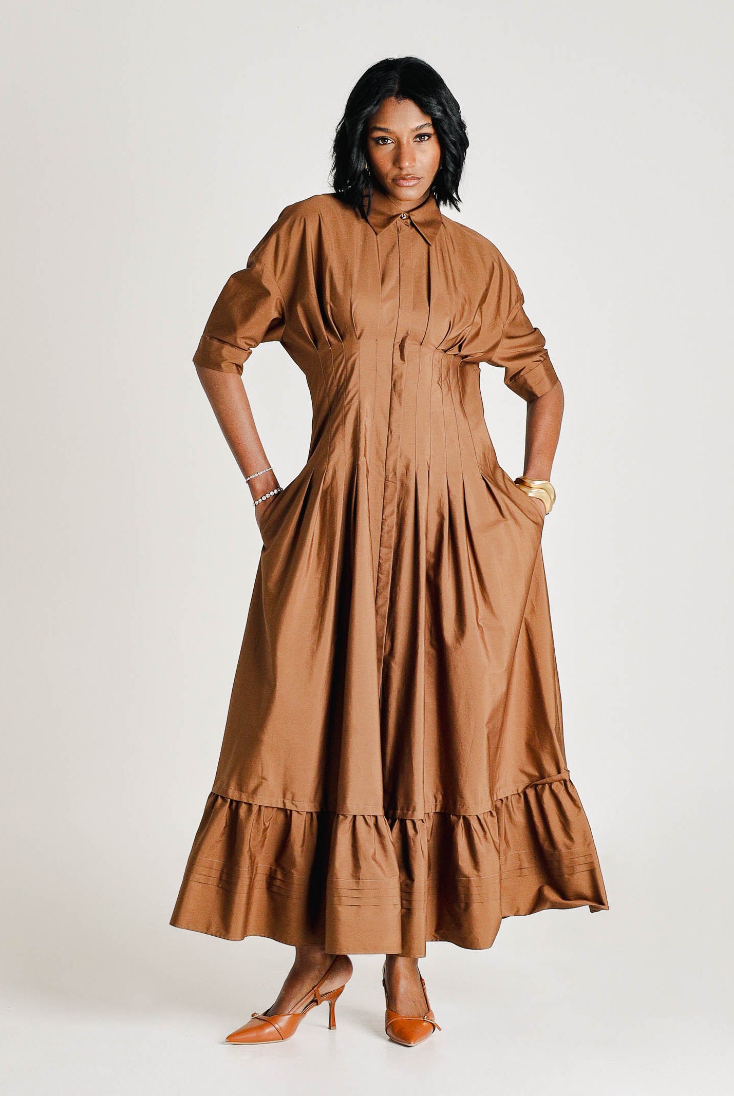 MAX MARA Abito midi CERA cammello da donna 2616221032600 070 MAX MARA