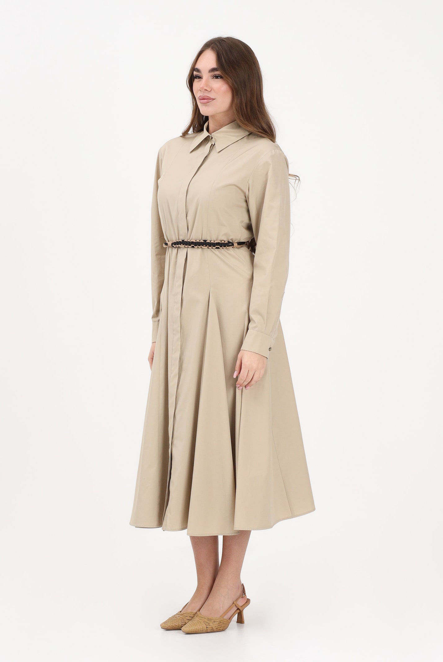 MAX MARA Abito midi MSTAFFETTO beige da donna 2616221062600 068 MAX MARA