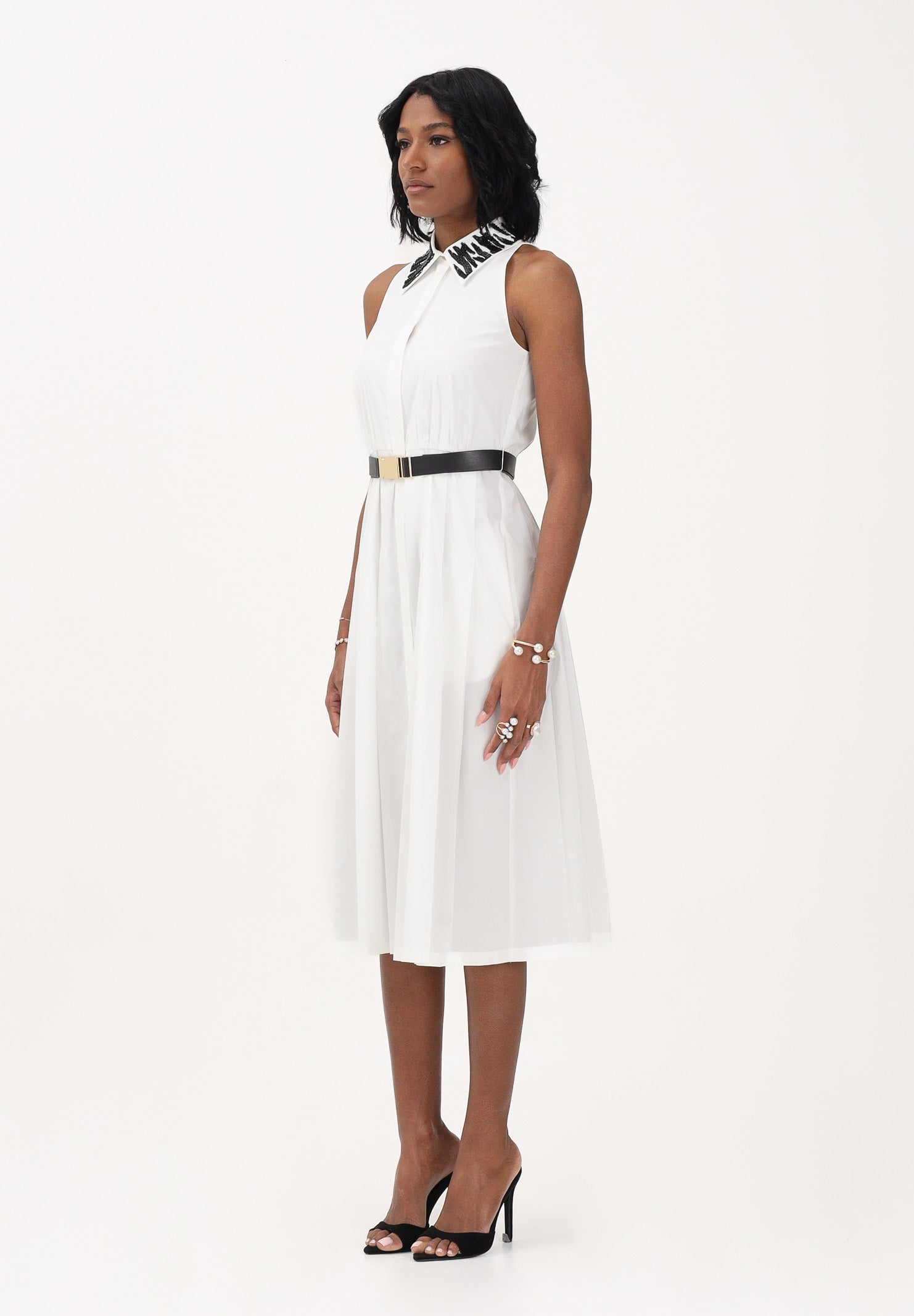 MAX MARA Abito midi MSTUBICATO bianco da donna 2616221072600 001 MAX MARA