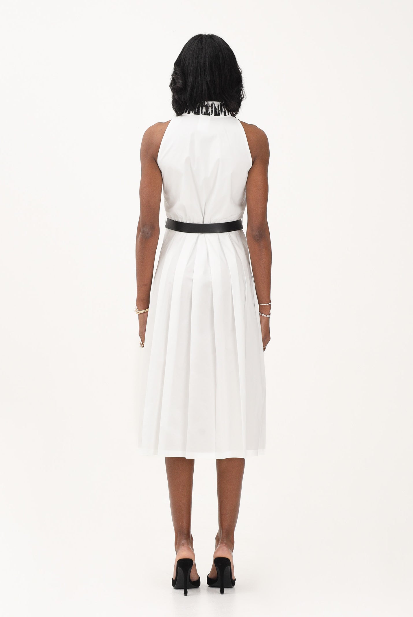MAX MARA Abito midi MSTUBICATO bianco da donna 2616221072600 001 MAX MARA