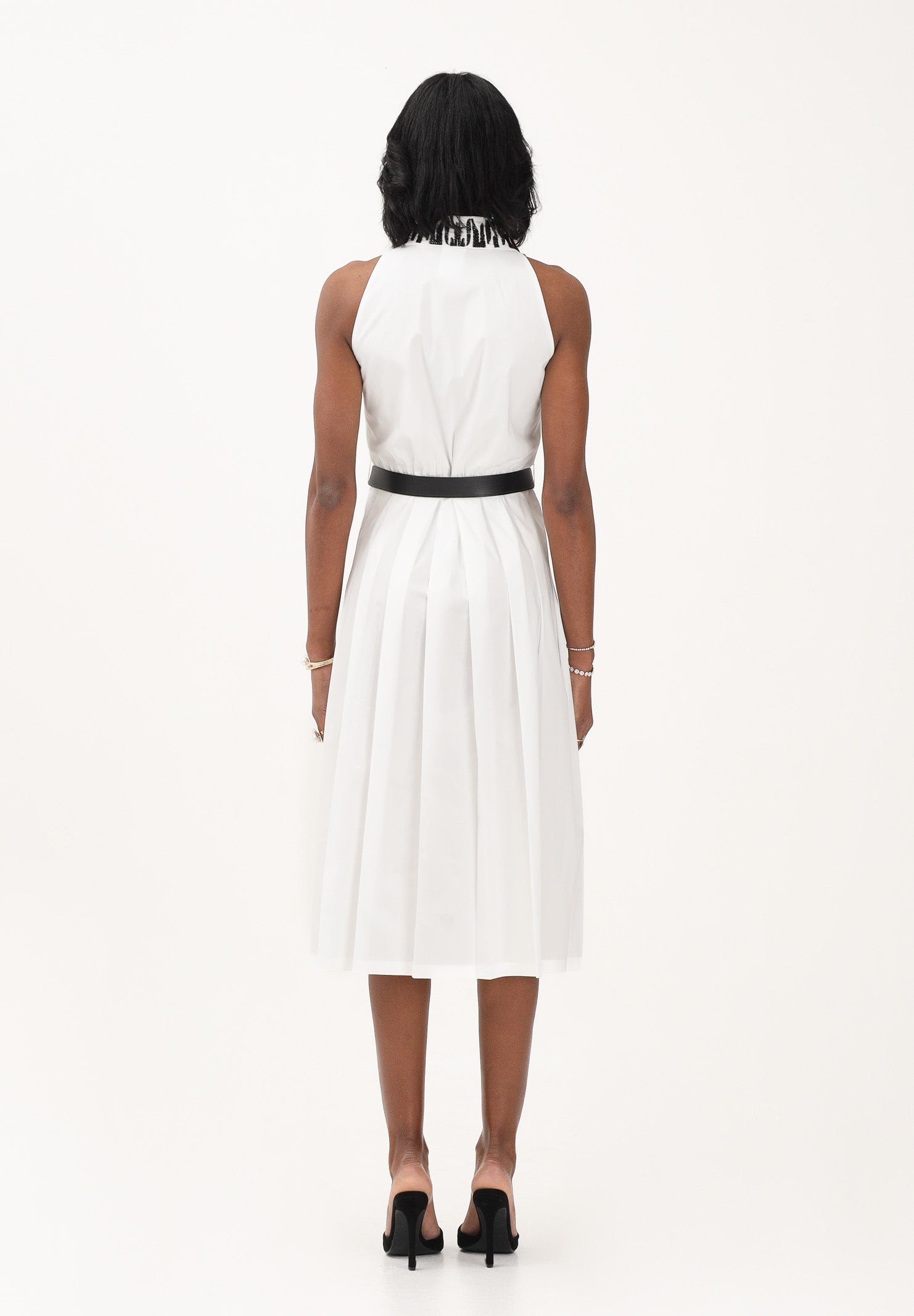 MAX MARA Abito midi MSTUBICATO bianco da donna 2616221072600 001 MAX MARA