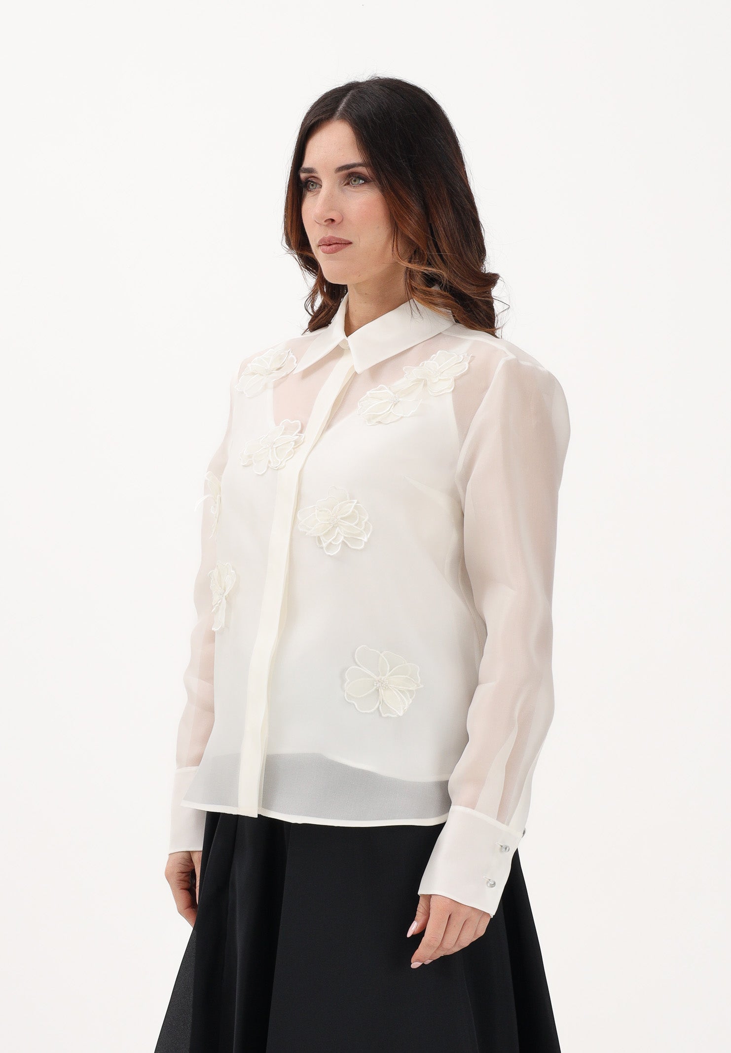 MAX MARA Camicia MSEAGI bianca da donna 2616261013600 007 MAX MARA