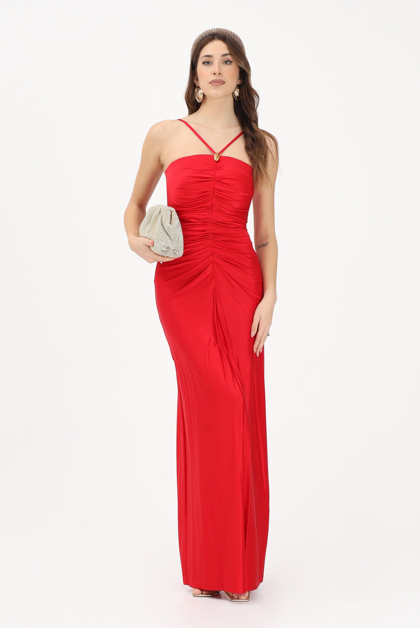 MAX MARA Abito lungo MSEOGGETTI rosso da donna 2616621024600 001 MAX MARA