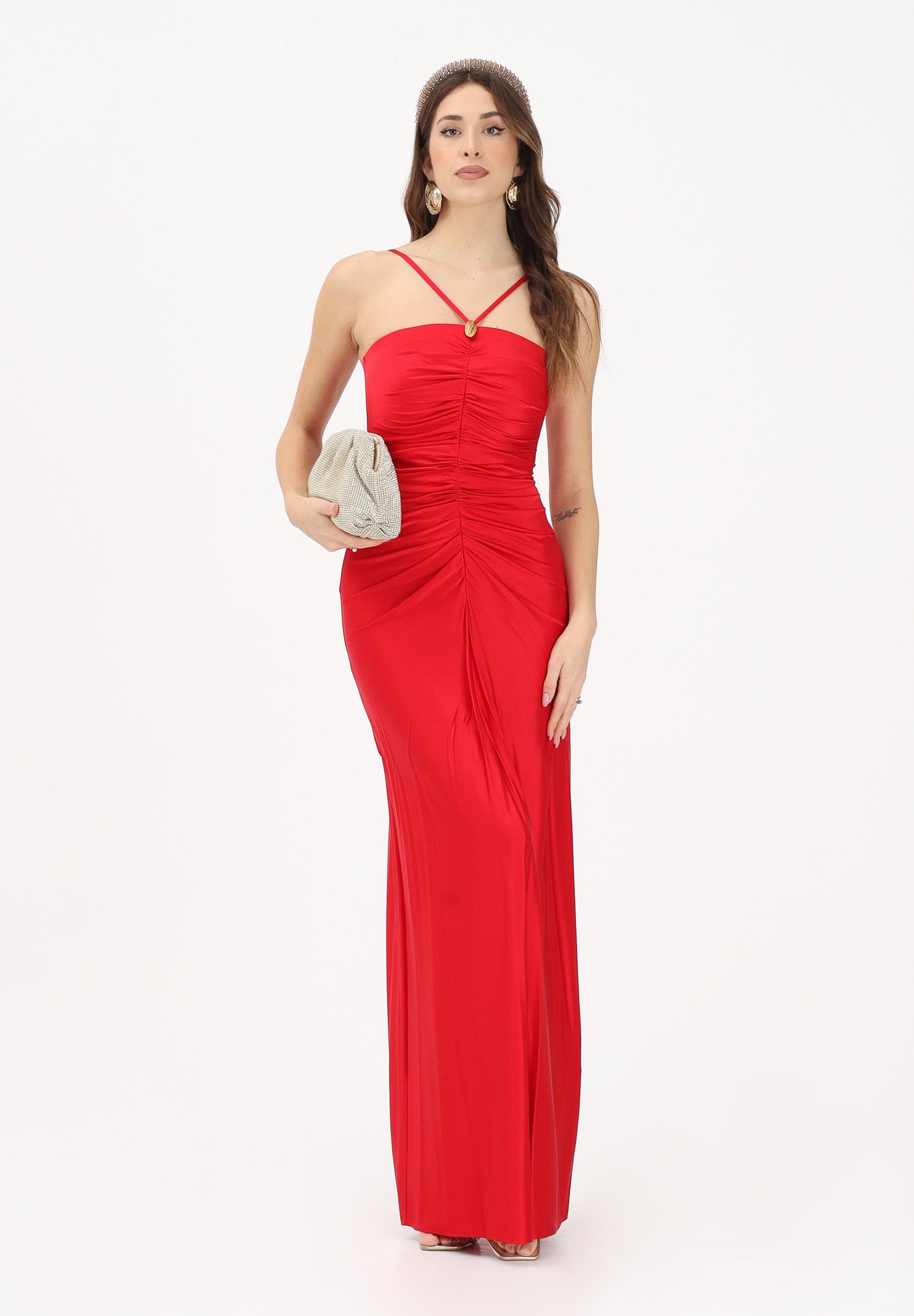 MAX MARA Abito lungo MSEOGGETTI rosso da donna 2616621024600 001 MAX MARA