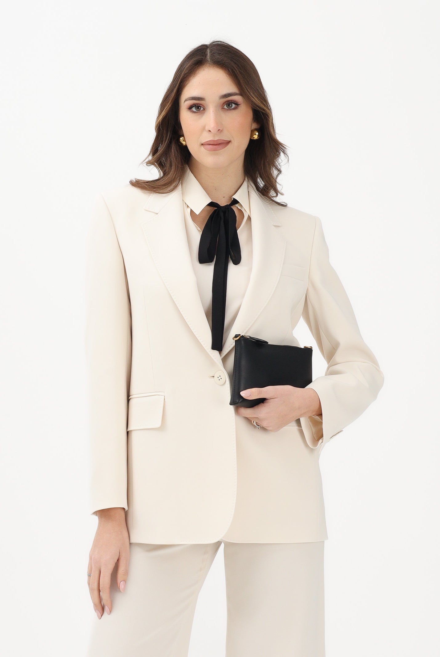 MAX MARA Giacca monopetto MSTBOSCO panna da donna 2616041025600 060 MAX MARA