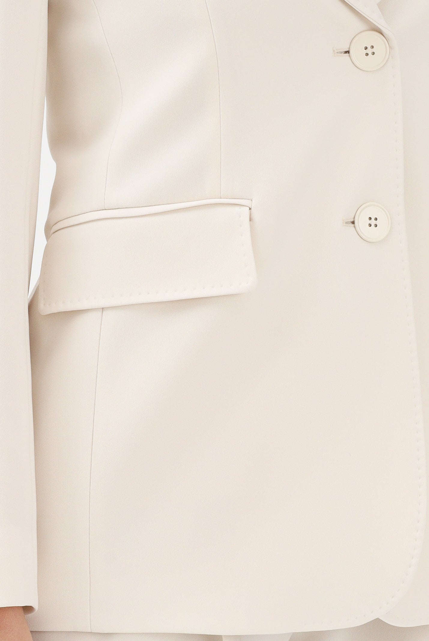 MAX MARA Giacca monopetto Linz panna da donna 2616041055600 060 MAX MARA