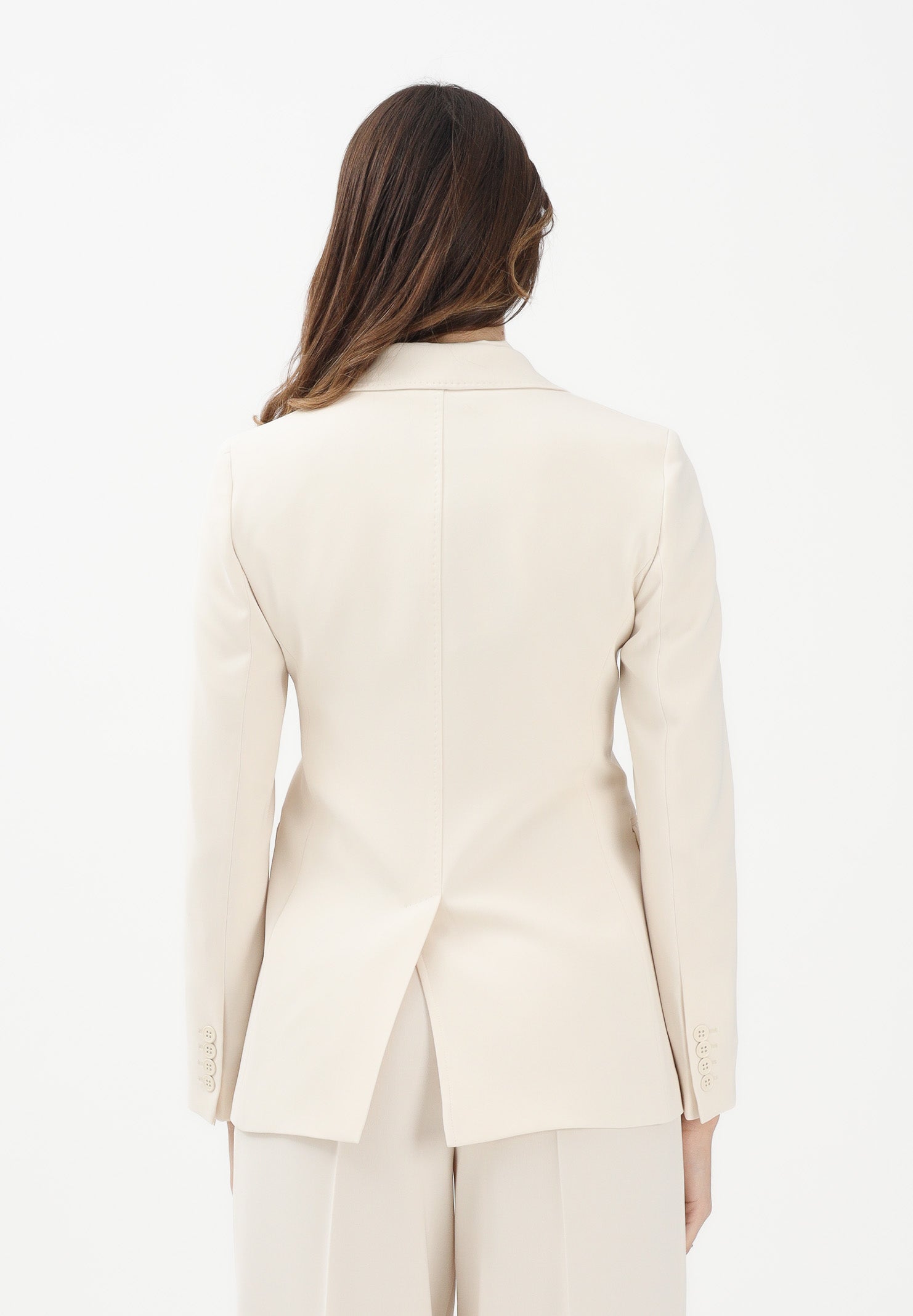 MAX MARA Giacca monopetto Linz panna da donna 2616041055600 060 MAX MARA