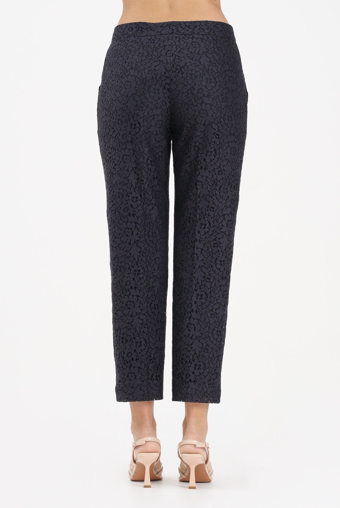 MAX MARA Pantalone elegante MSTCORONA blu da donna realizzato in pizzo floreale 2616131021600 002 MAX MARA