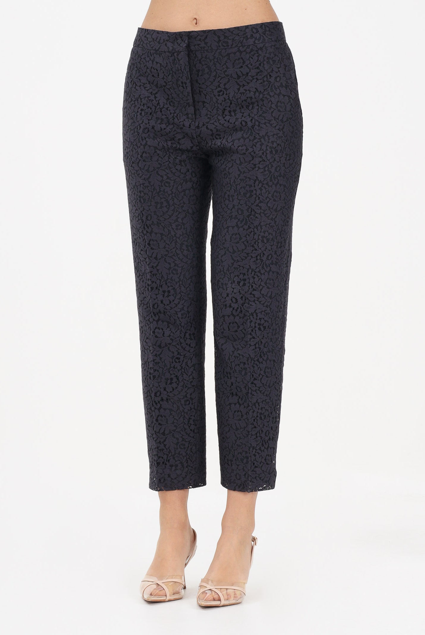 MAX MARA Pantalone elegante MSTCORONA blu da donna realizzato in pizzo floreale 2616131021600 002 MAX MARA