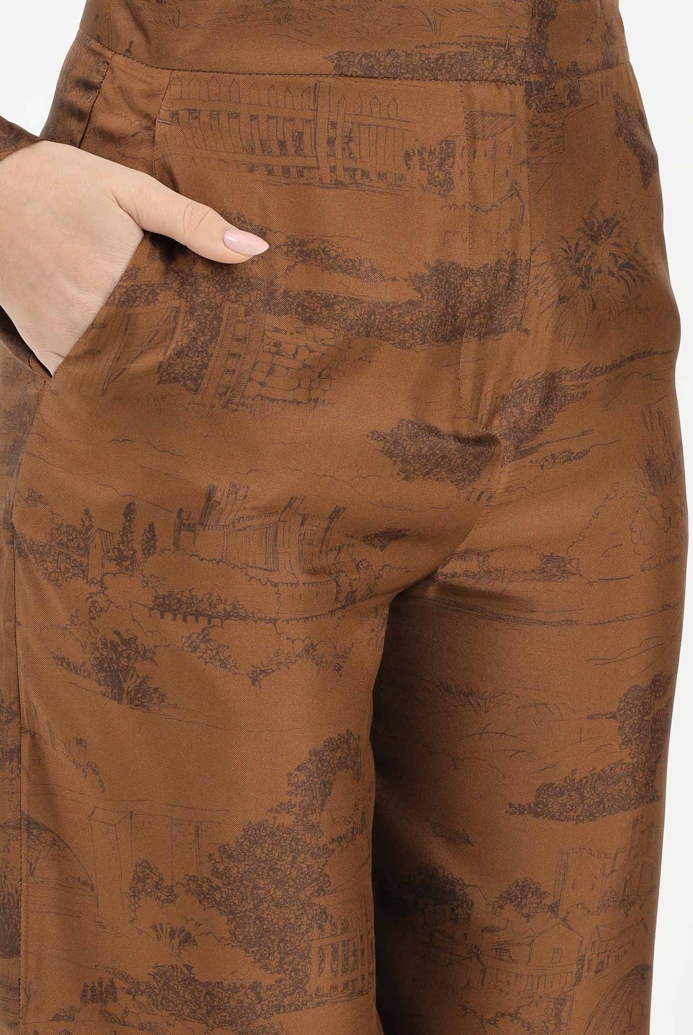 MAX MARA Pantalone ampio MSTVASAIO marrone da donna 2616131101600 004 MAX MARA