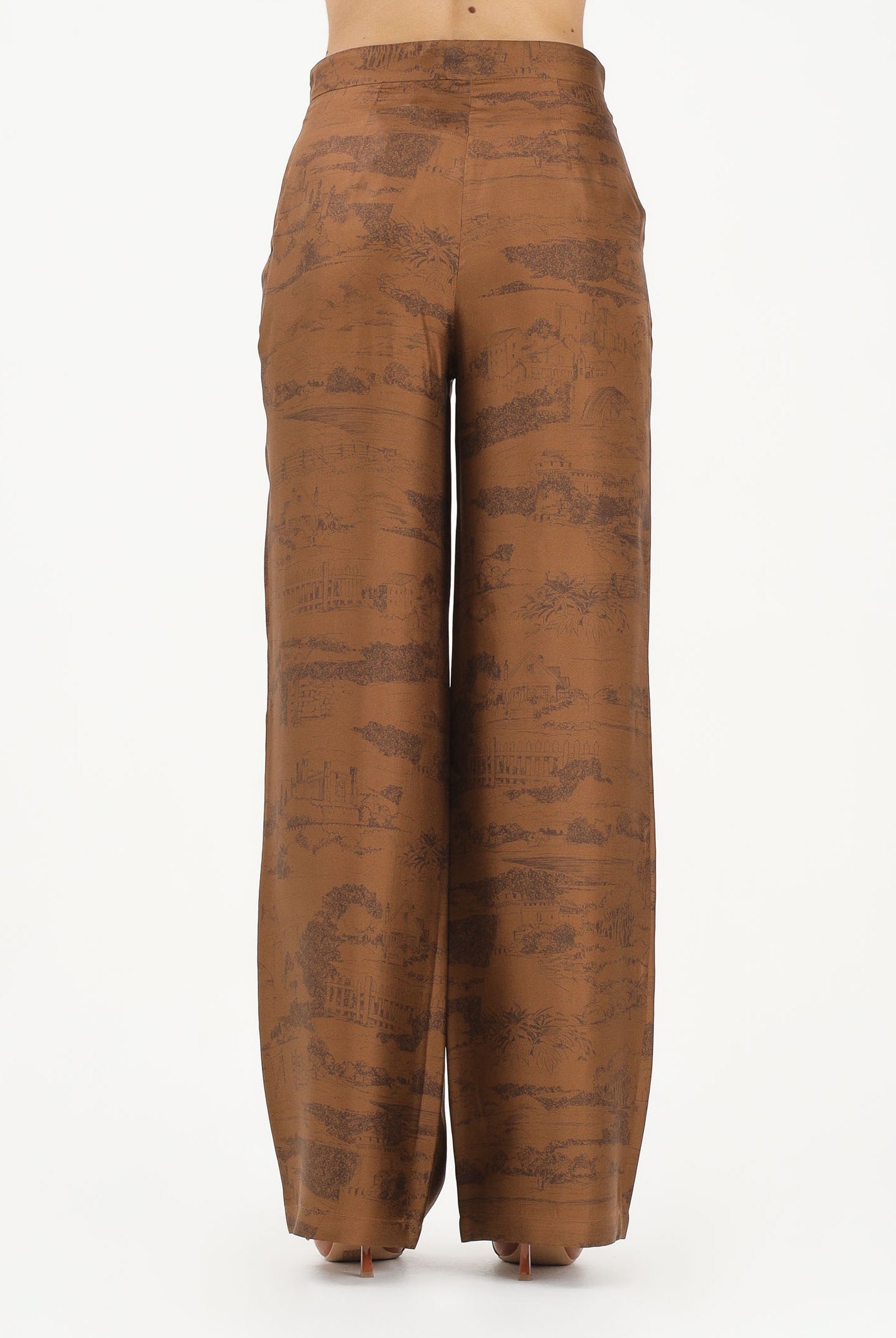 MAX MARA Pantalone ampio MSTVASAIO marrone da donna 2616131101600 004 MAX MARA