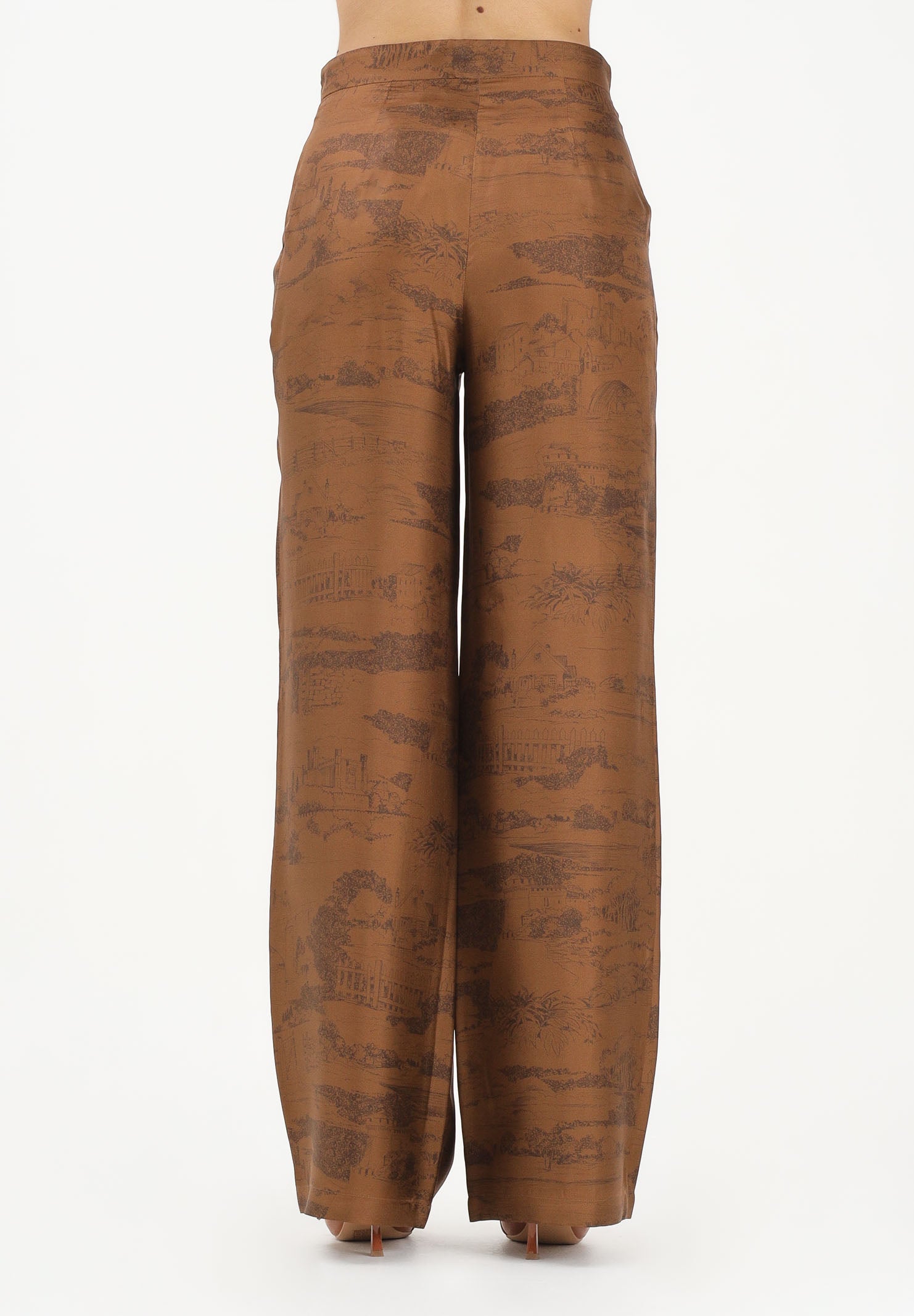 MAX MARA Pantalone ampio MSTVASAIO marrone da donna 2616131101600 004 MAX MARA