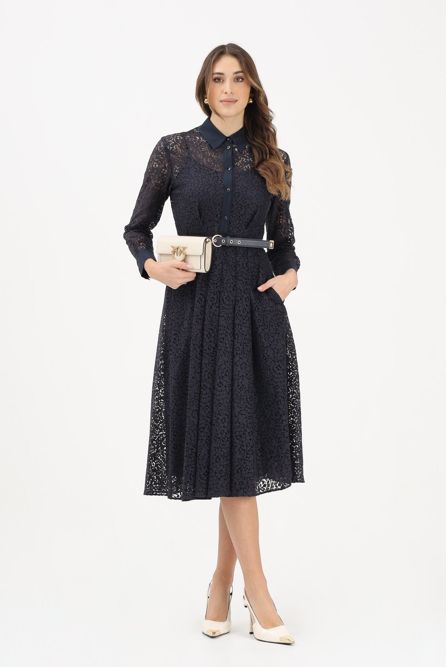 MAX MARA Abito midi MSTRICORDO blu da donna 2616231021600 002 MAX MARA