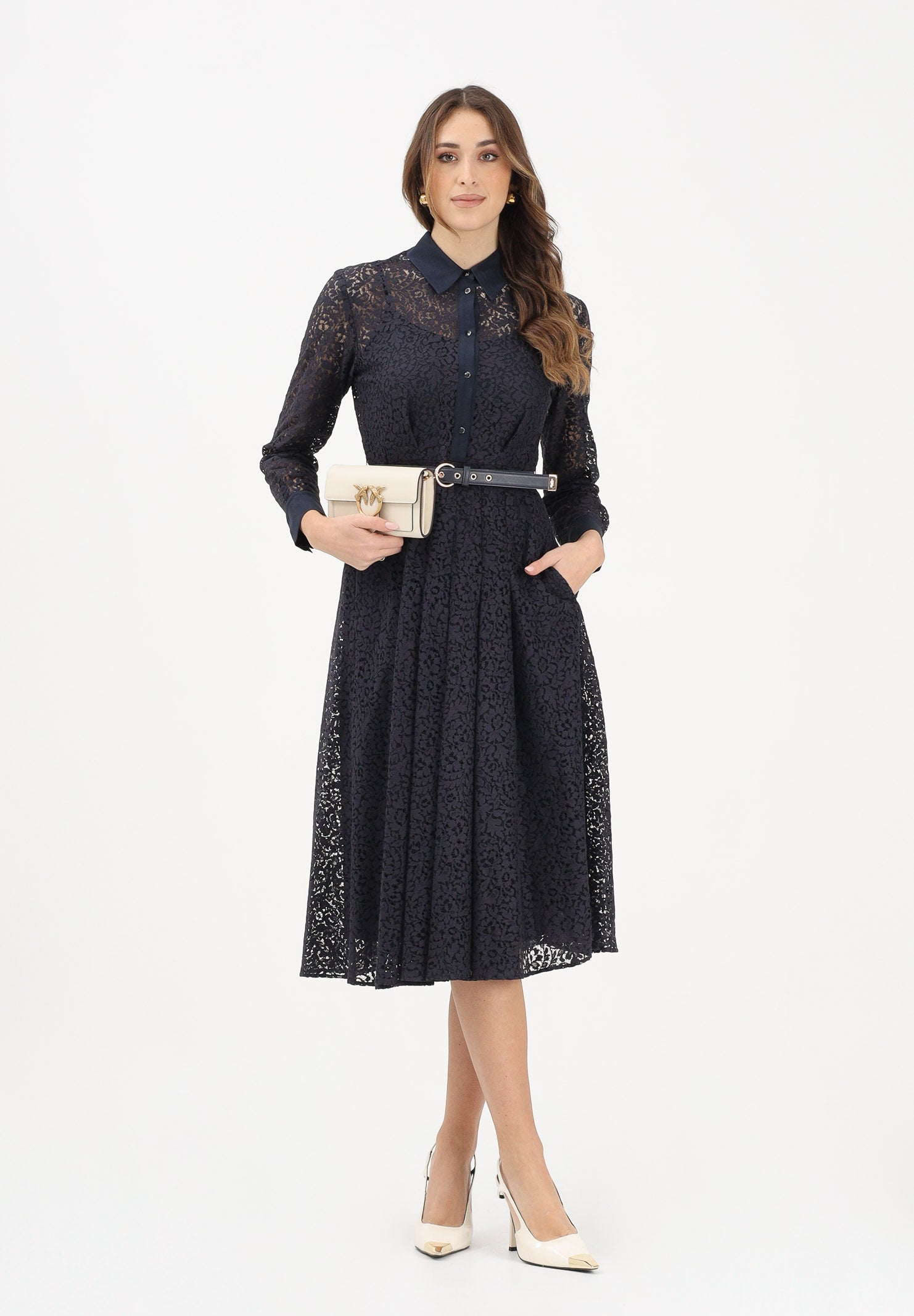 MAX MARA Abito midi MSTRICORDO blu da donna 2616231021600 002 MAX MARA
