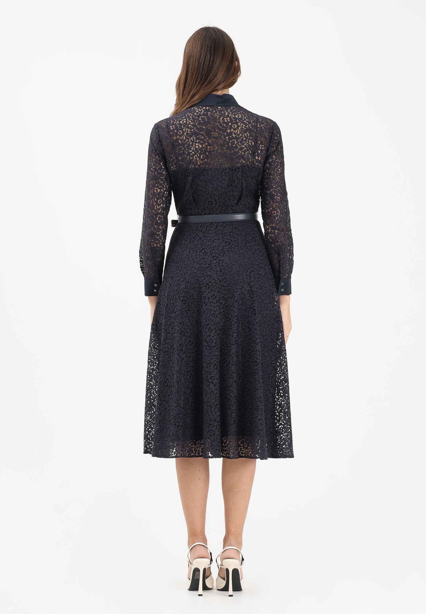 MAX MARA Abito midi MSTRICORDO blu da donna 2616231021600 002 MAX MARA