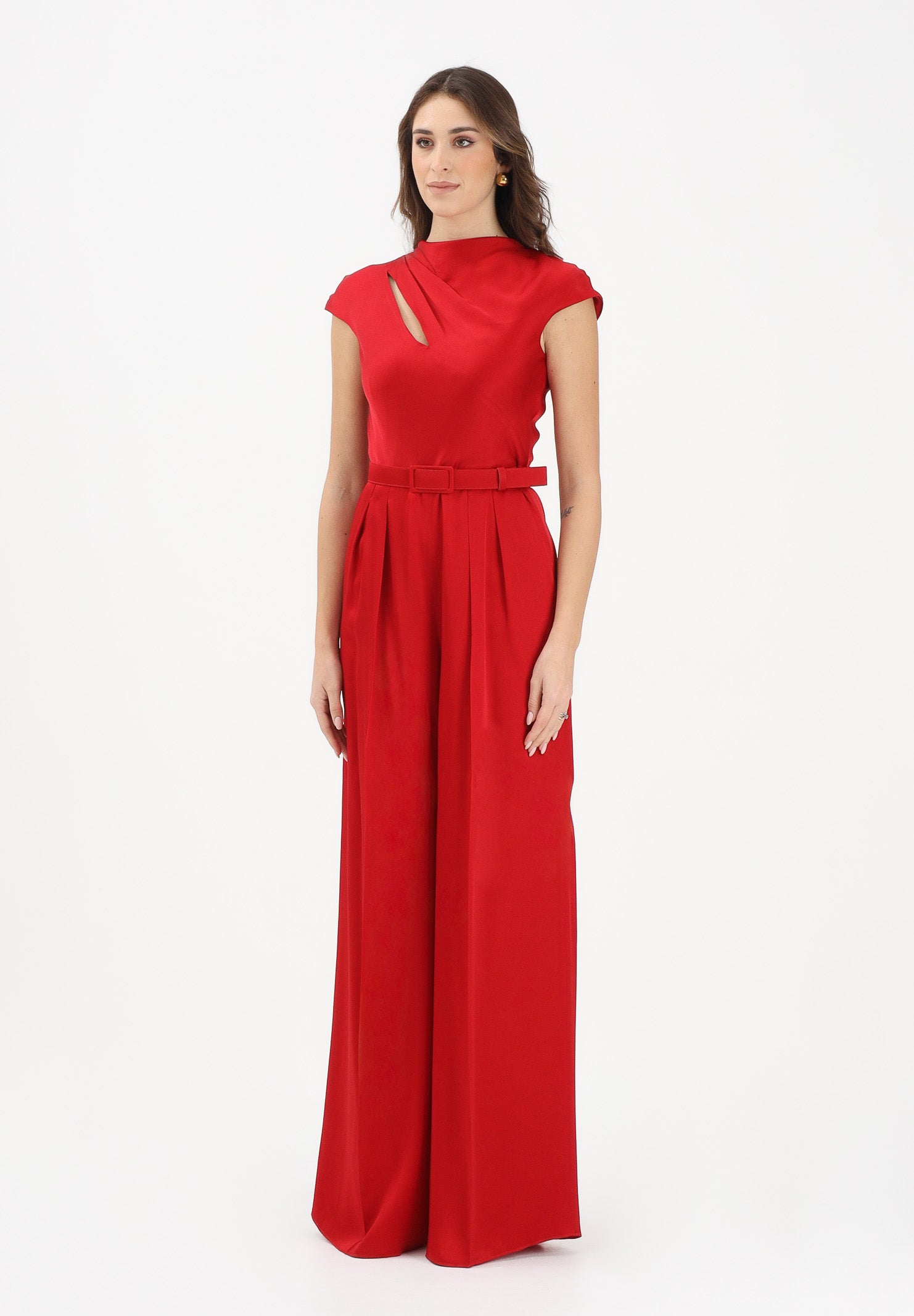 MAX MARA Tuta elegante MSEVESPA rossa da donna 2616241013600 055 MAX MARA