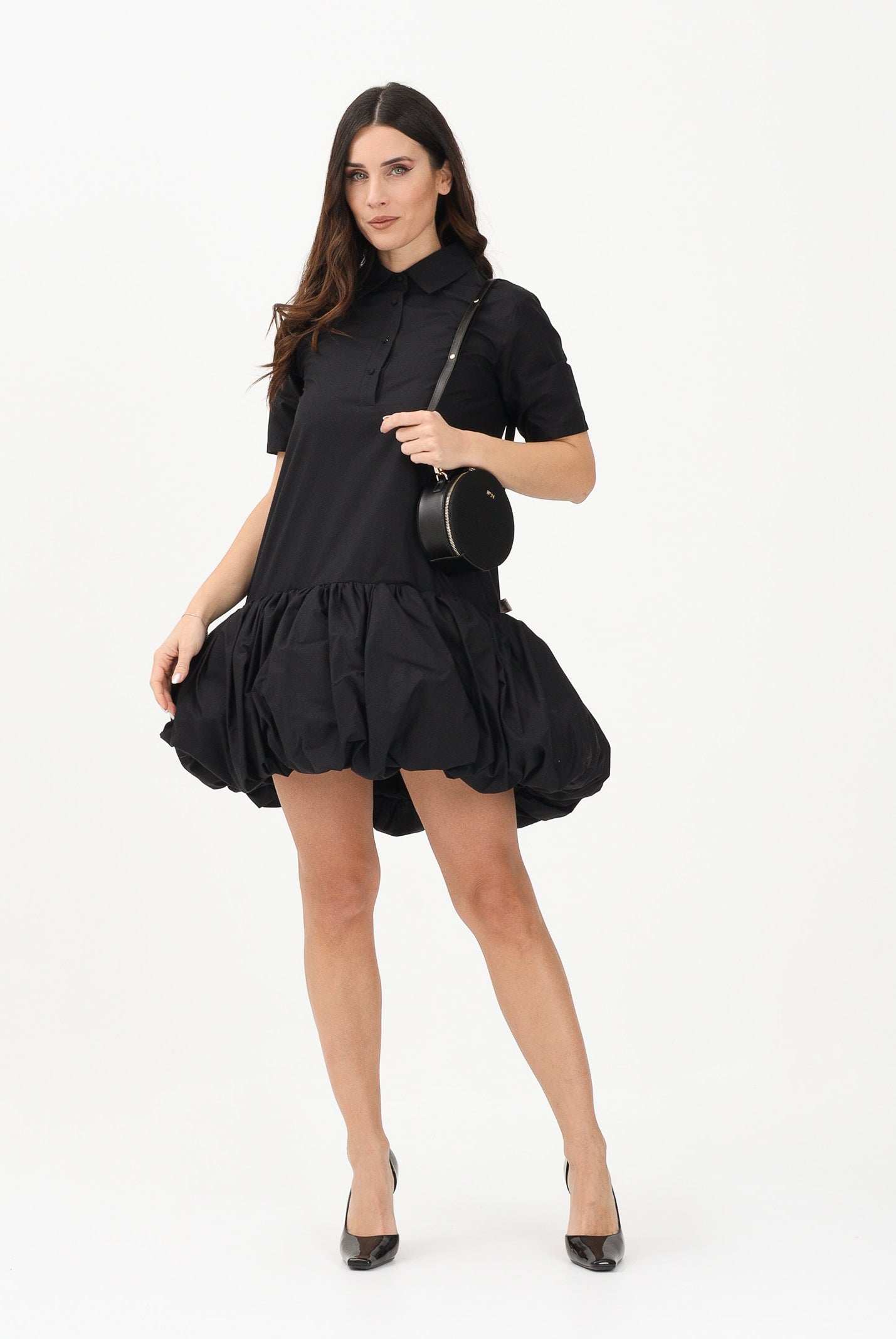 N21 Abito corto nero per donna, ragazze e bambine con fondo balloon N2109HN0417 0N900 N21