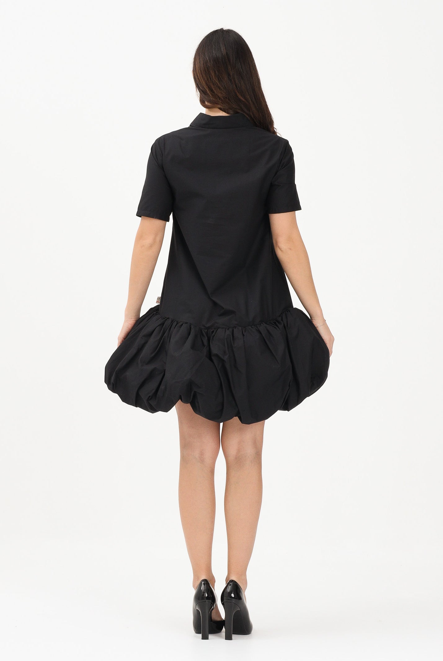 N21 Abito corto nero per donna, ragazze e bambine con fondo balloon N2109HN0417 0N900 N21