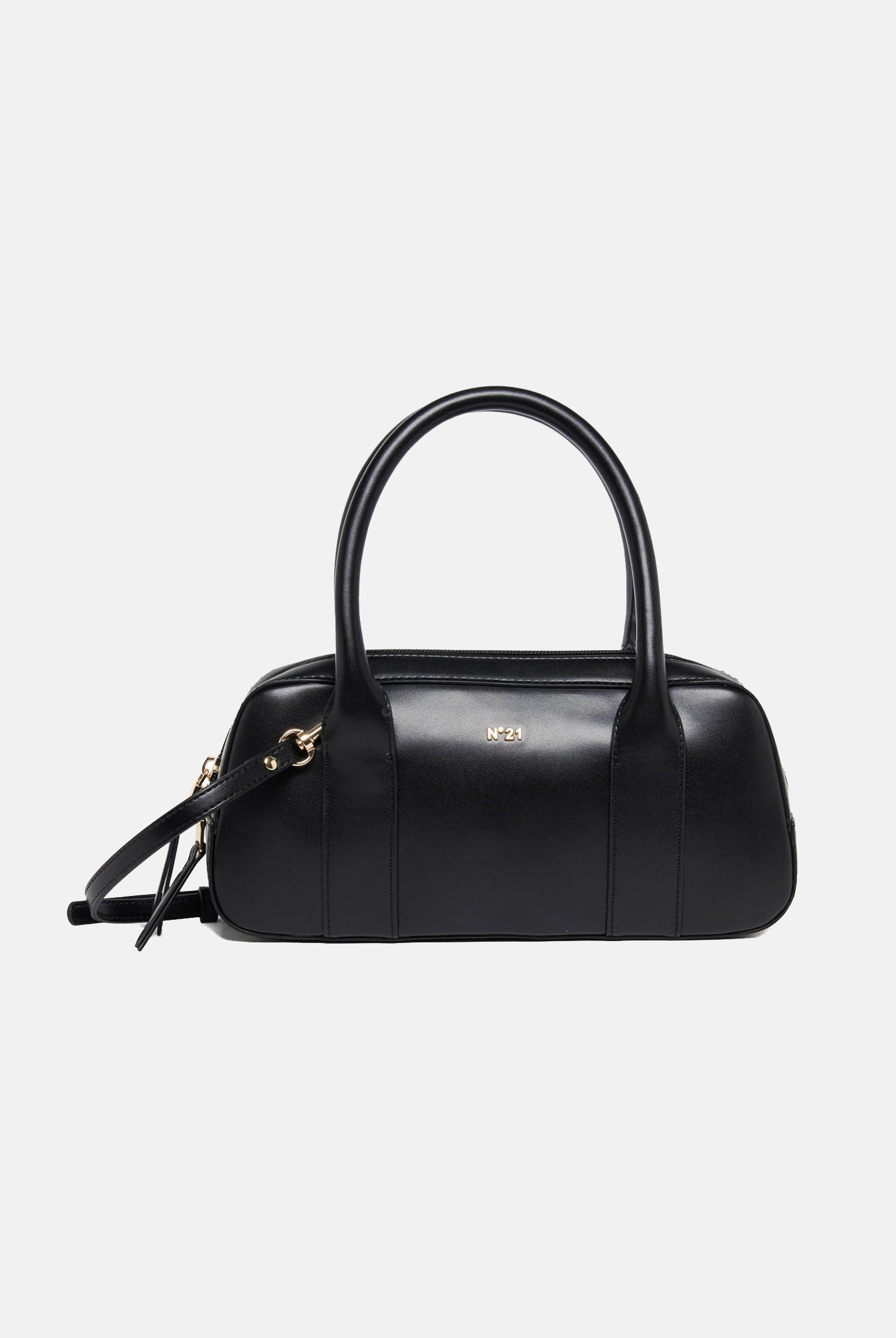 N21 Borsa a spalla nera da donna con forma strutturata N210D1N0246 0N900 N21