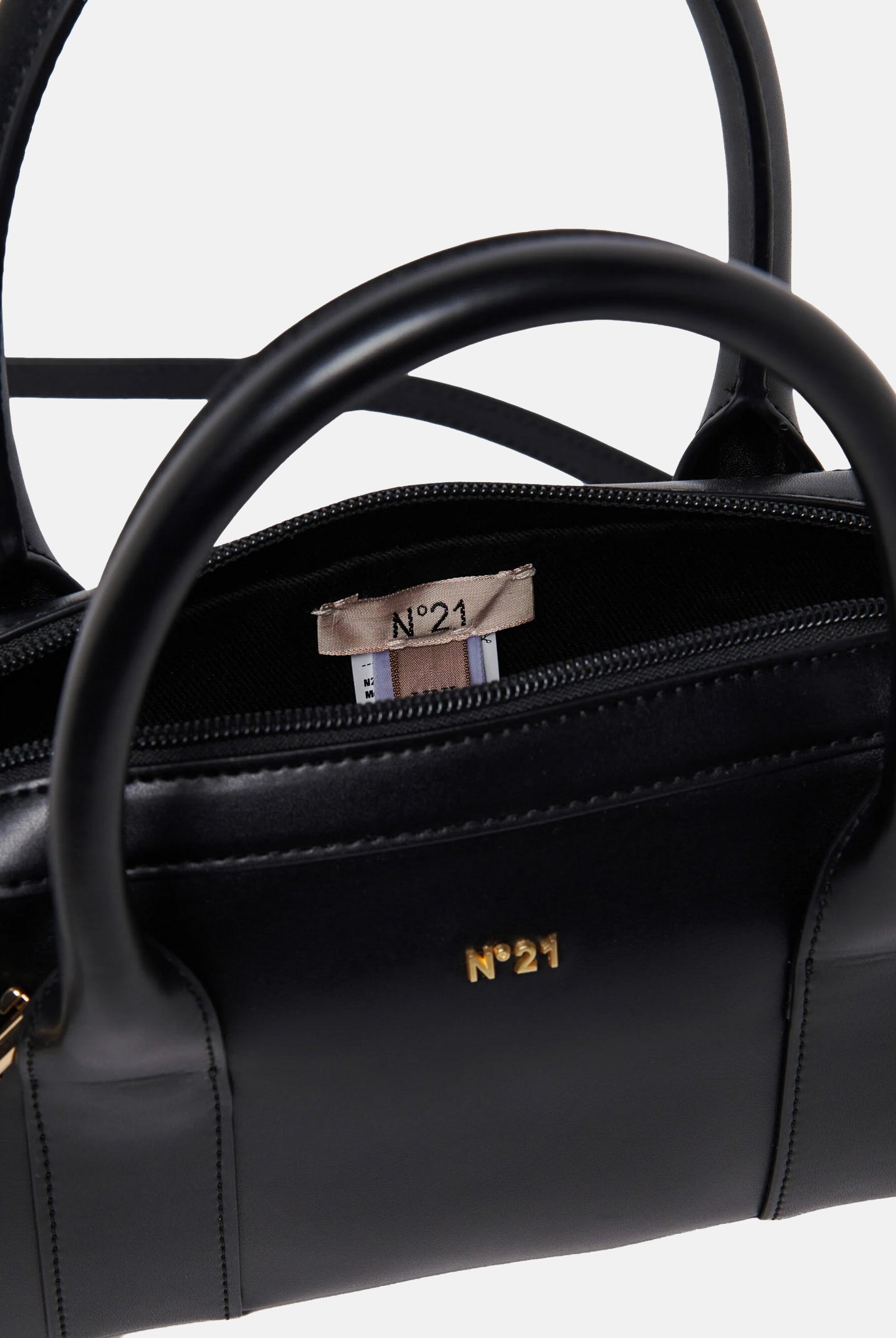 N21 Borsa a spalla nera da donna con forma strutturata N210D1N0246 0N900 N21