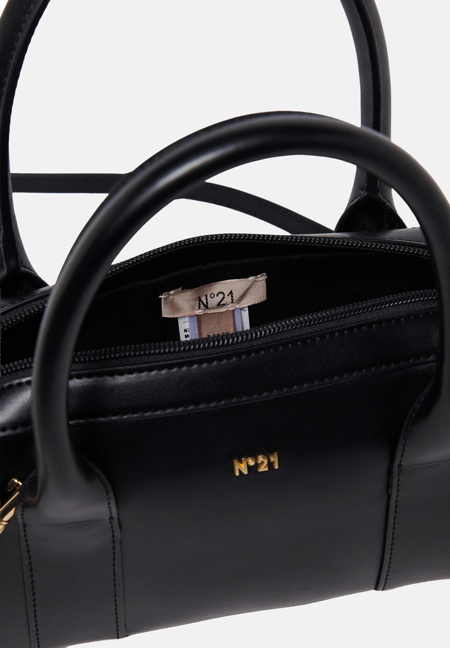 N21 Borsa a spalla nera da donna con forma strutturata N210D1N0246 0N900 N21