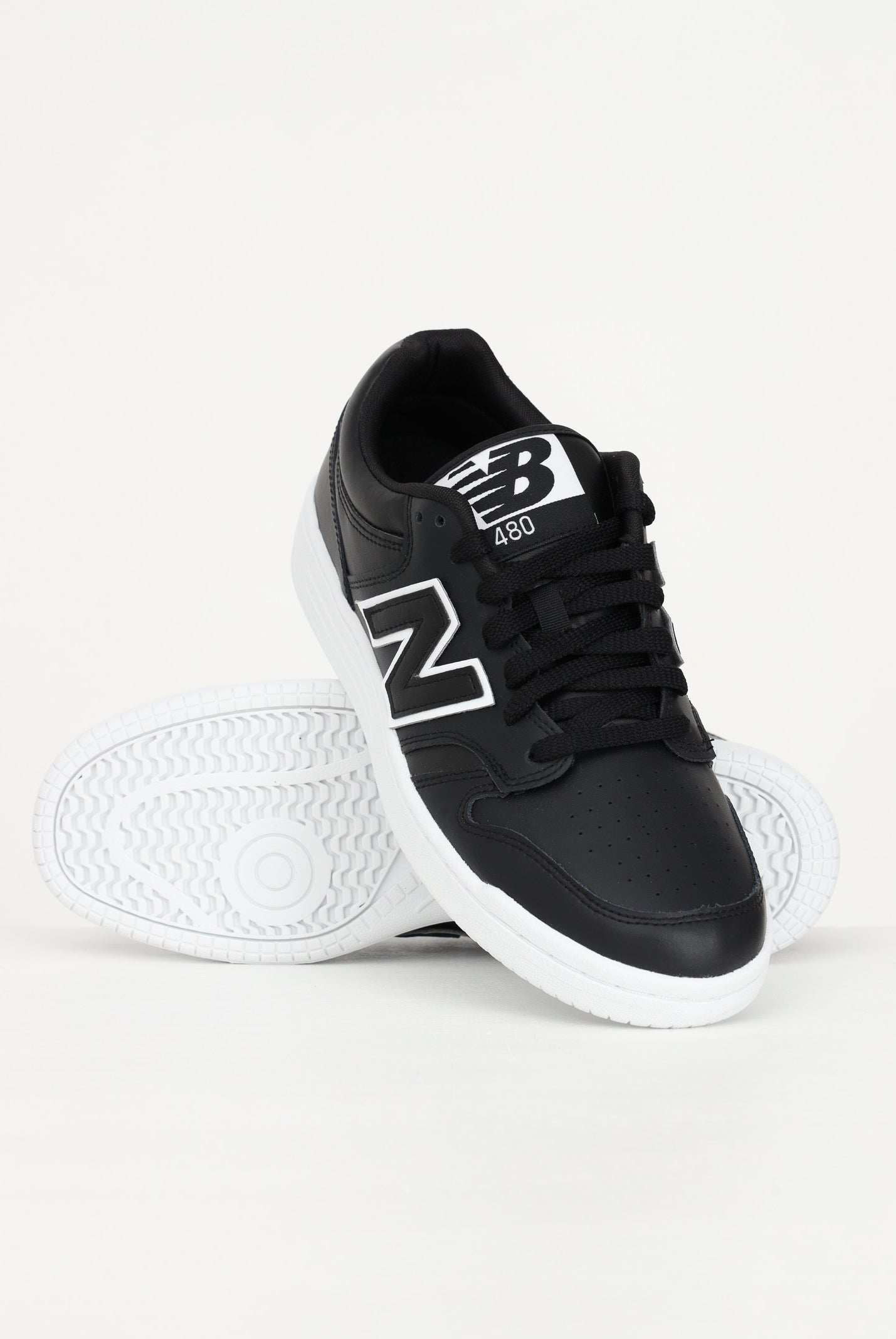 NEW BALANCE Sneakers 480 nere da uomo BB480LBT BLACK NEW BALANCE