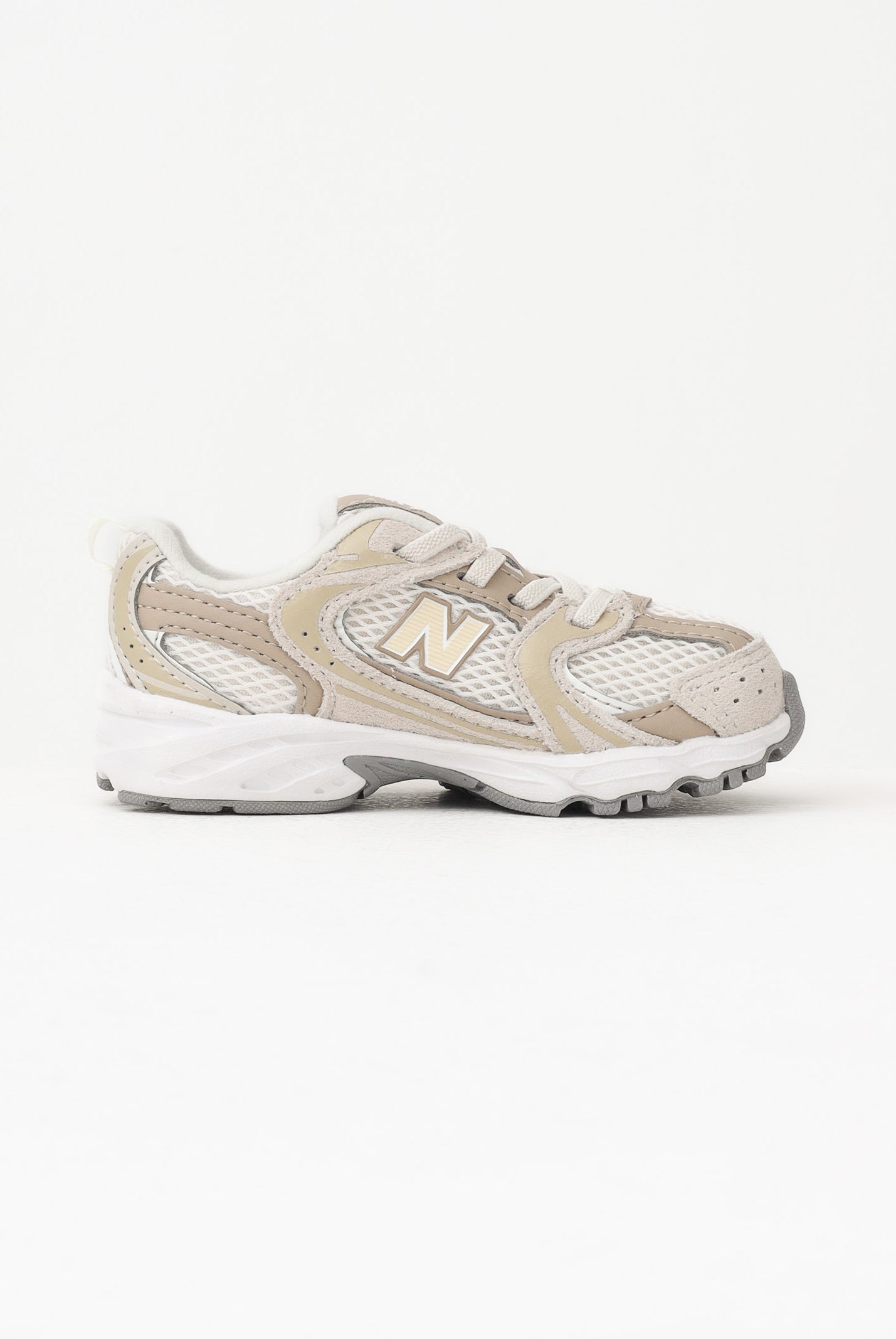 NEW BALANCE Sneakers 530 Bungee Lace panna e beige da neonato I530783 . NEW BALANCE