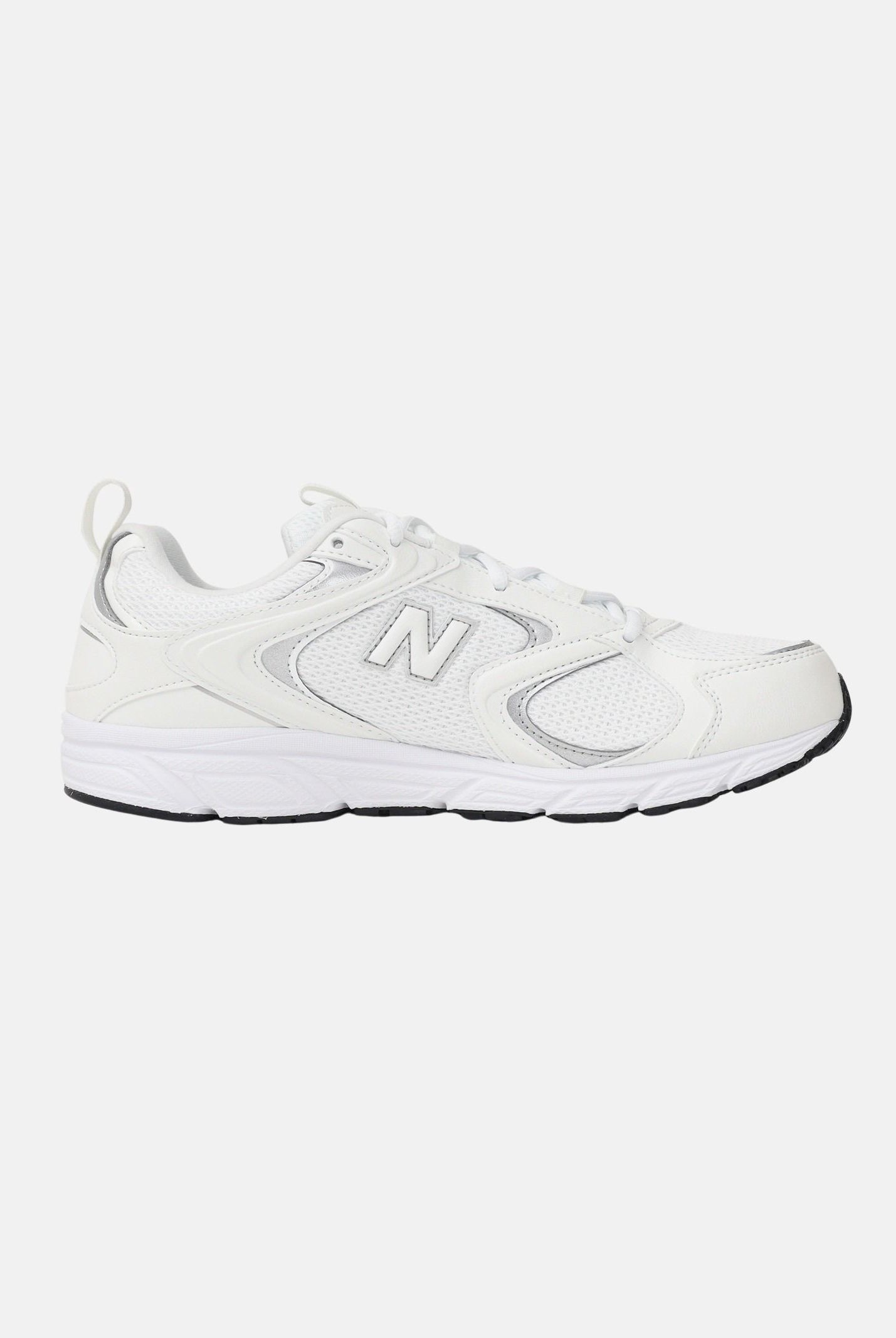 NEW BALANCE Sneakers 408 bianche e argento da uomo ML408W . NEW BALANCE