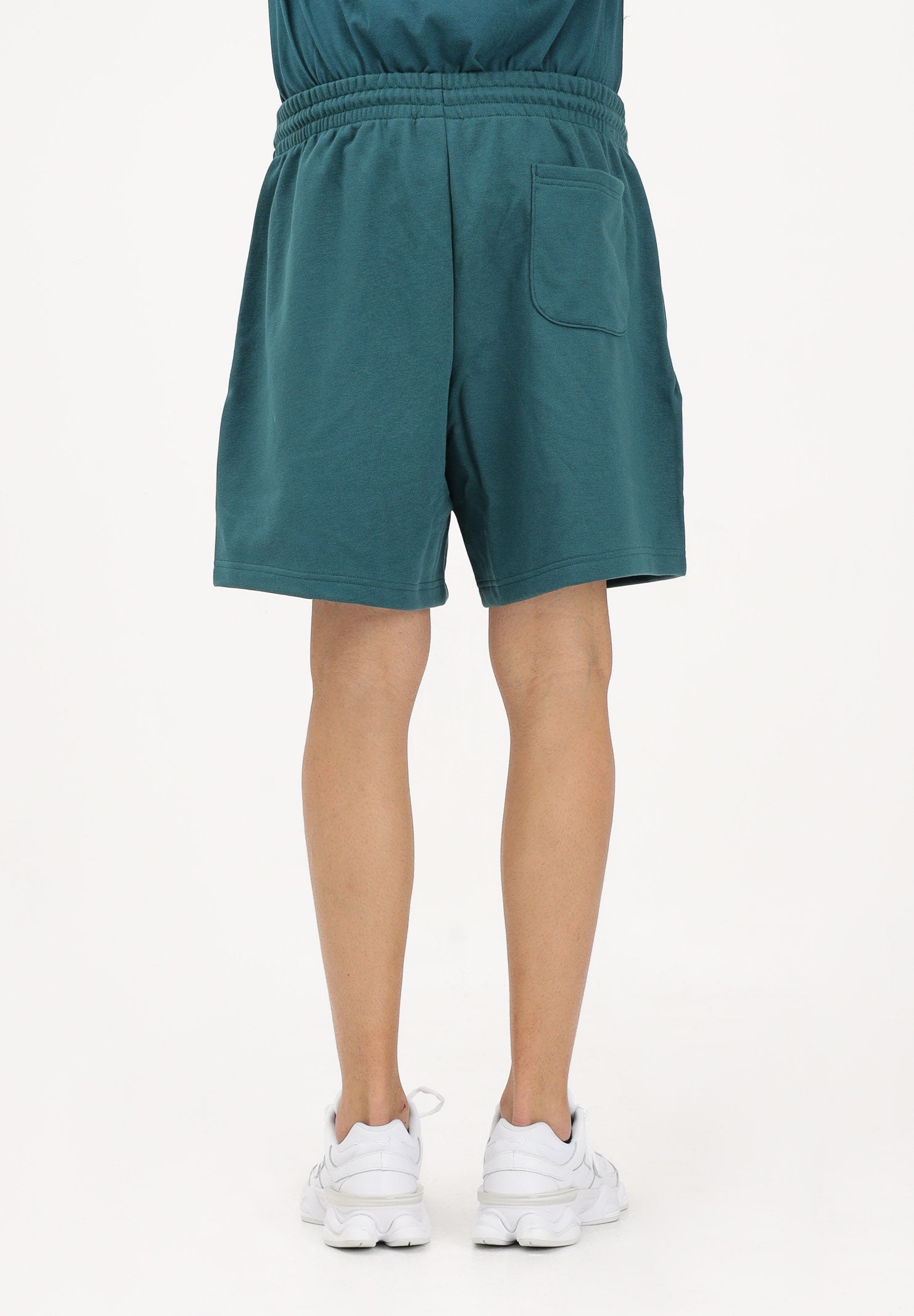 NEW BALANCE Shorts sportivo ESSENTIALS petrolio per uomo e donna MS41520AAV . NEW BALANCE