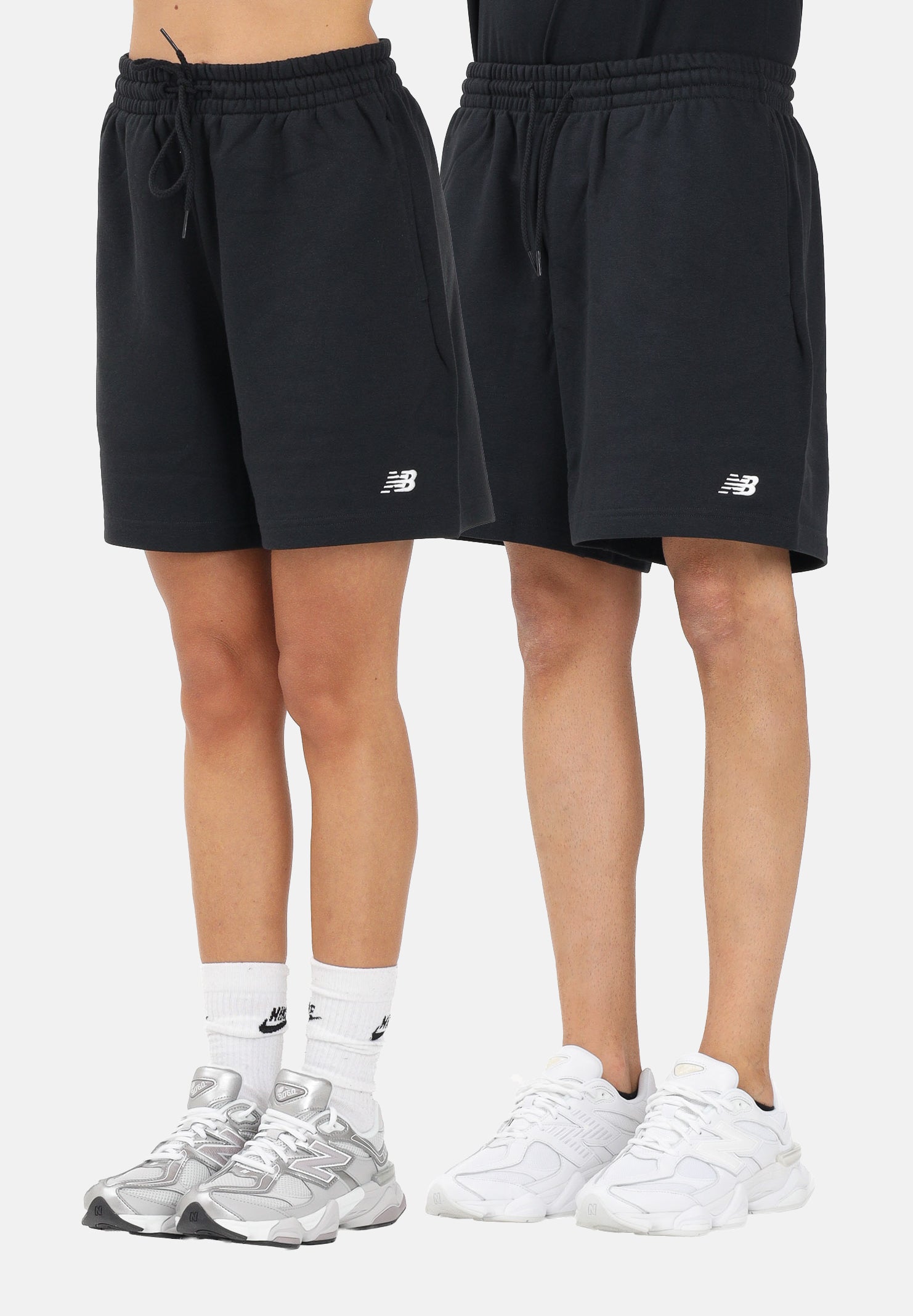 NEW BALANCE Shorts sportivo ESSENTIALS nero per uomo e donna MS41520BK . NEW BALANCE