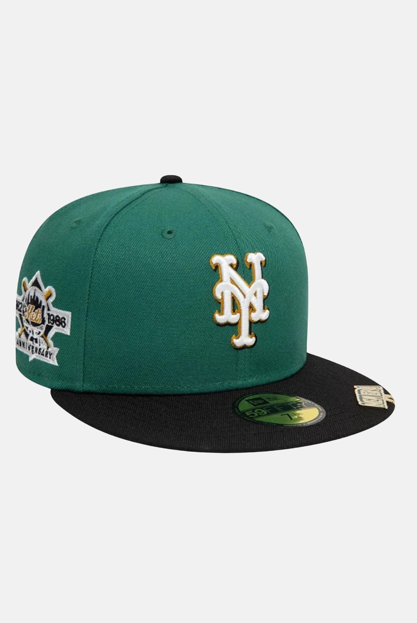 Cappello con visiera 59FIFTY New York Mets Visor Clip nero e verde da uomo 60595321 . NEW ERA